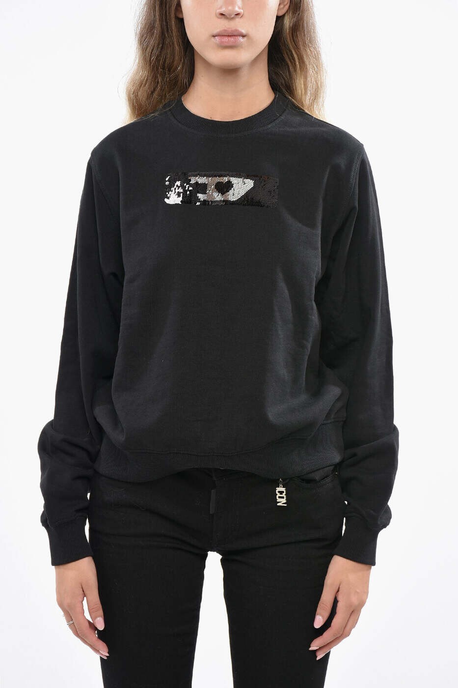 ディーゼル DIESEL 調教師 レディース 黒いこと Sweatshirts A15769 RIAJH 900A 関税 貨物輸送無料 dk