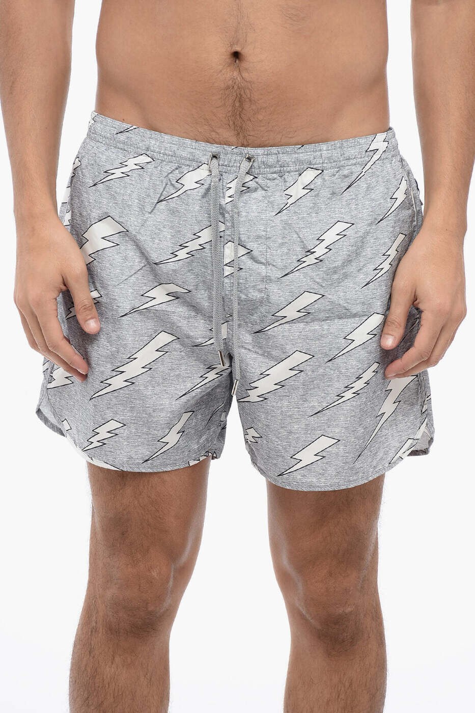 ニール バレット NEIL BARRETT 水泳着 スイムウェア メンズ 薄墨色 Swimwear MY58005A-Y069 768N 関税 貨物輸送無料 dk