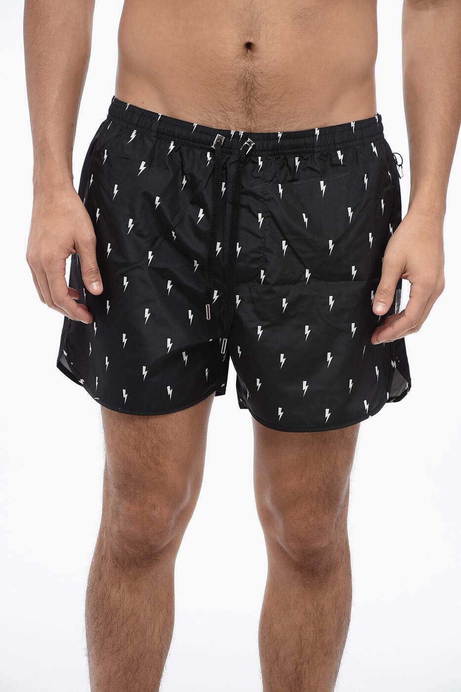 ニール バレット NEIL BARRETT 水泳着 スイムウェア メンズ 黒いこと Swimwear MY58026A-Y068 524N 関税 貨物輸送無料 dk