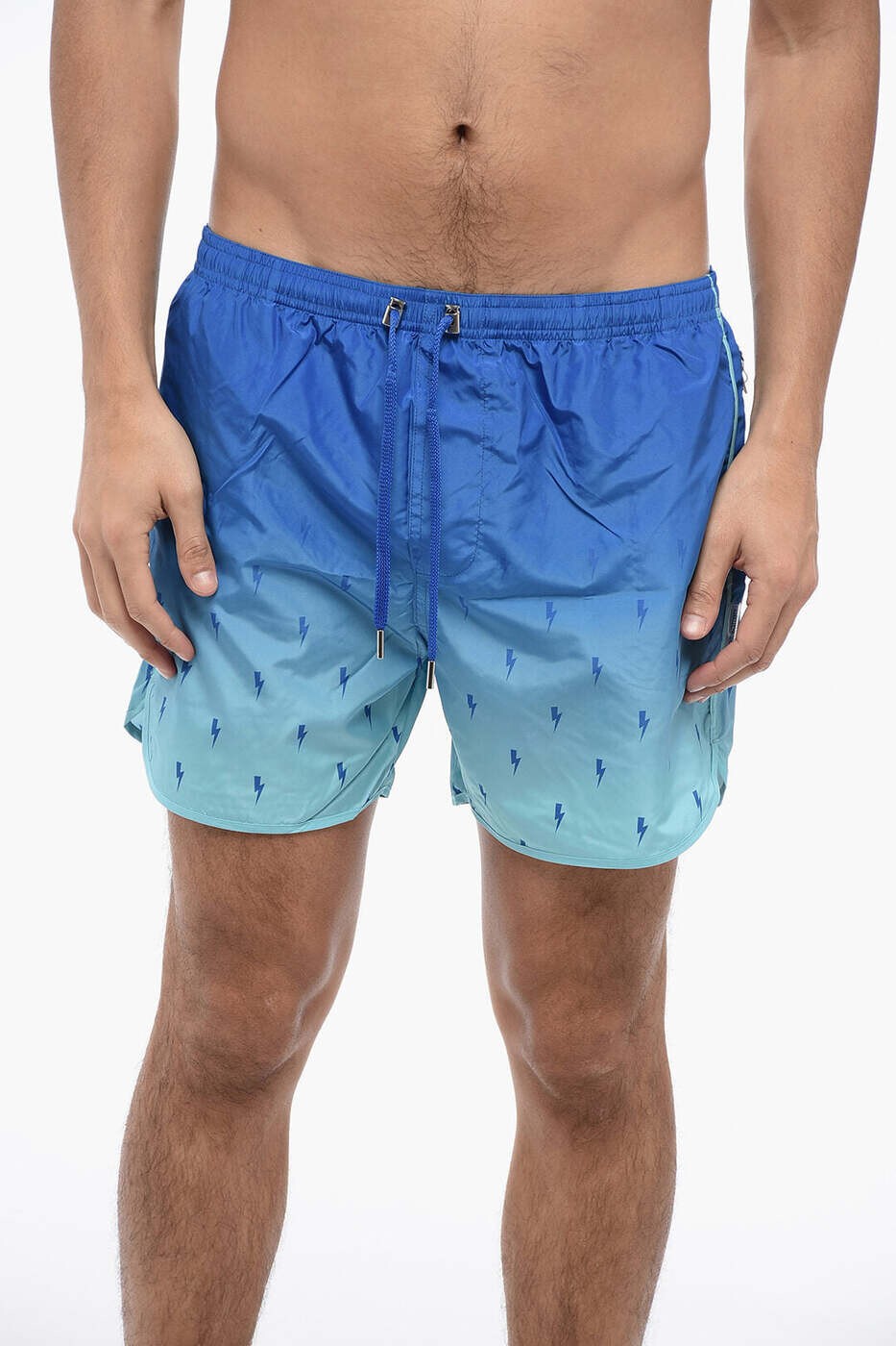 ニール バレット NEIL BARRETT 水泳着 スイムウェア メンズ 青碧 Swimwear MY58042A-Y067 767N 関税 貨物輸送無料 dk
