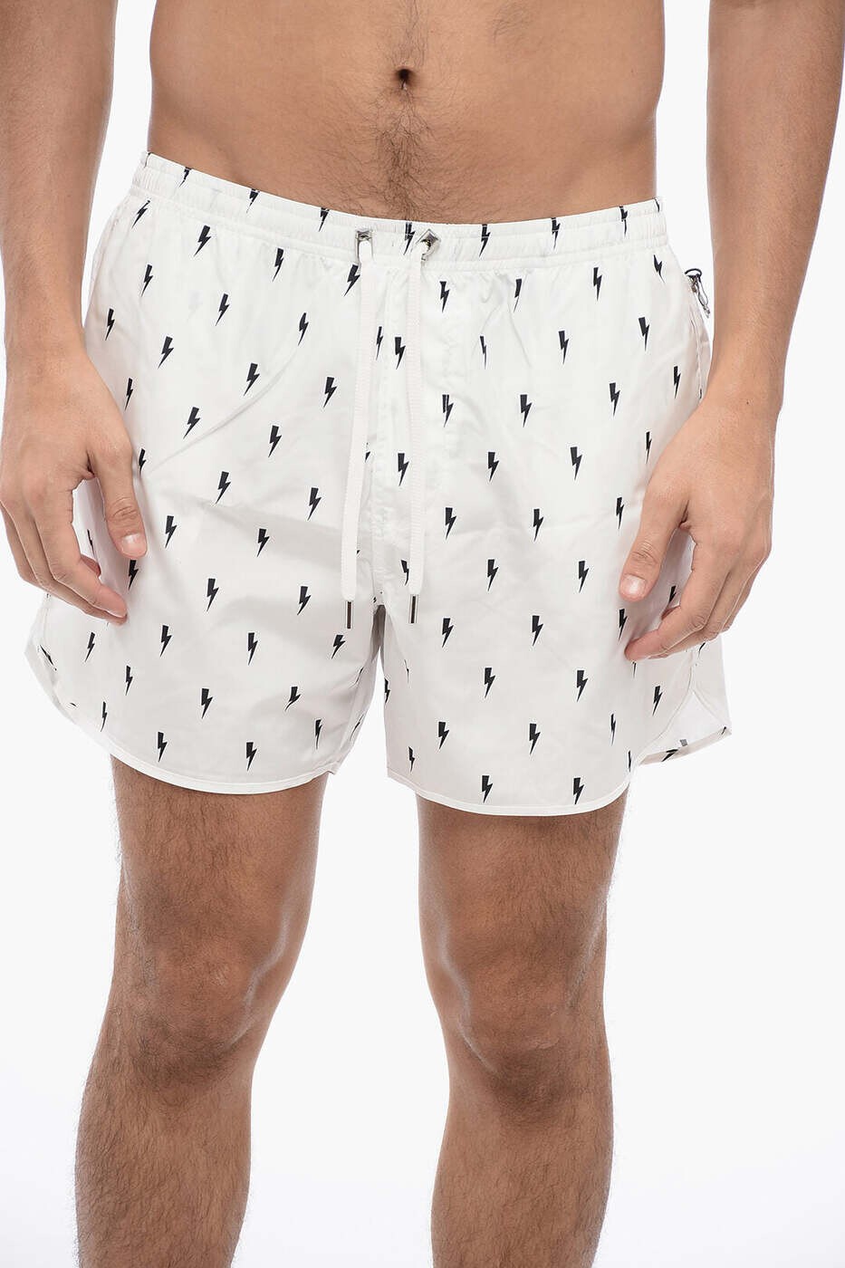 ニール バレット NEIL BARRETT 水泳着 スイムウェア メンズ 白いこと Swimwear MY58026A-Y068 526N 関税 貨物輸送無料 dk
