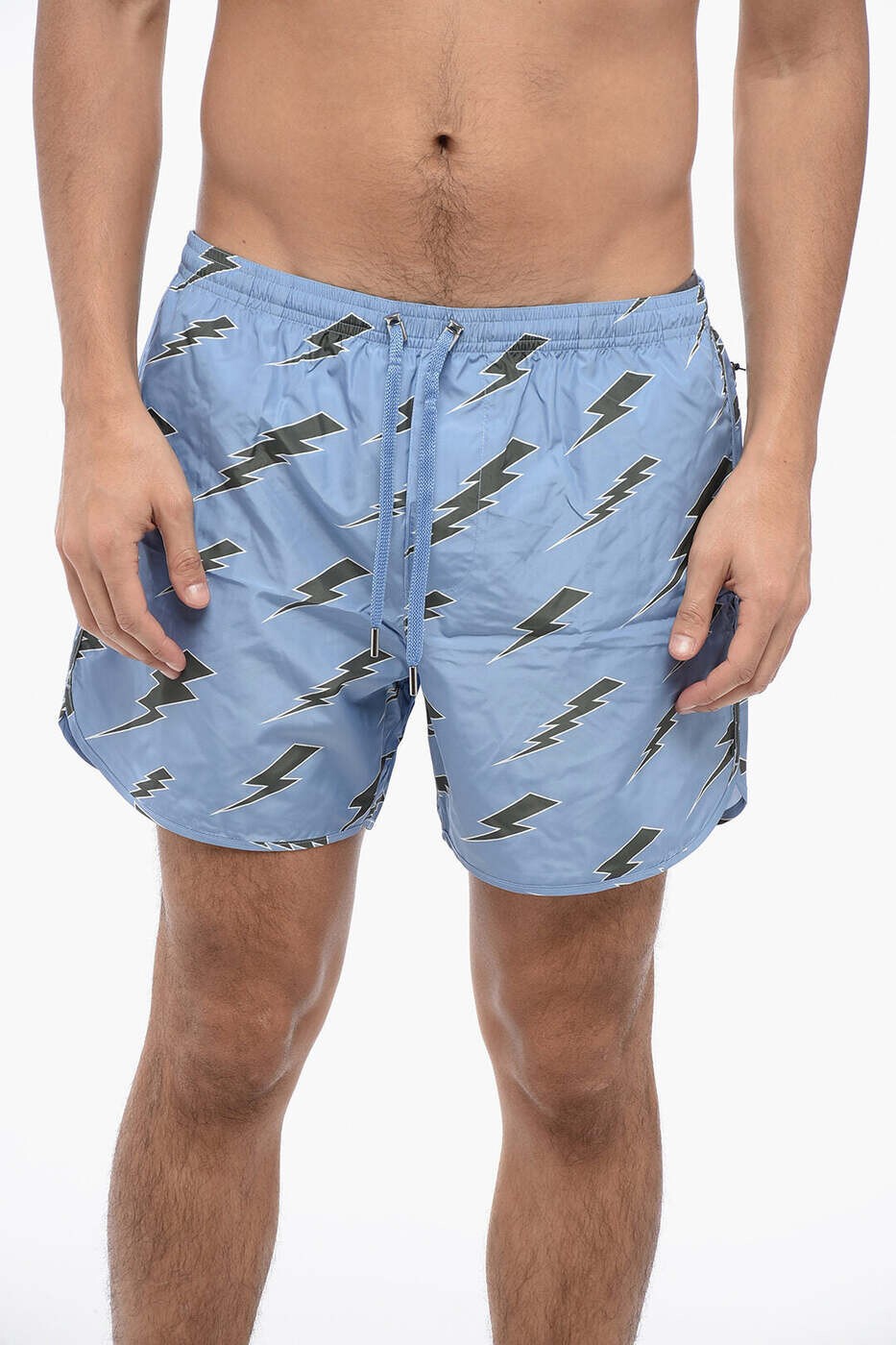 ニール バレット NEIL BARRETT 水泳着 スイムウェア メンズ 青碧 Swimwear MY58005A-Y069 772N 関税 貨物輸送無料 dk