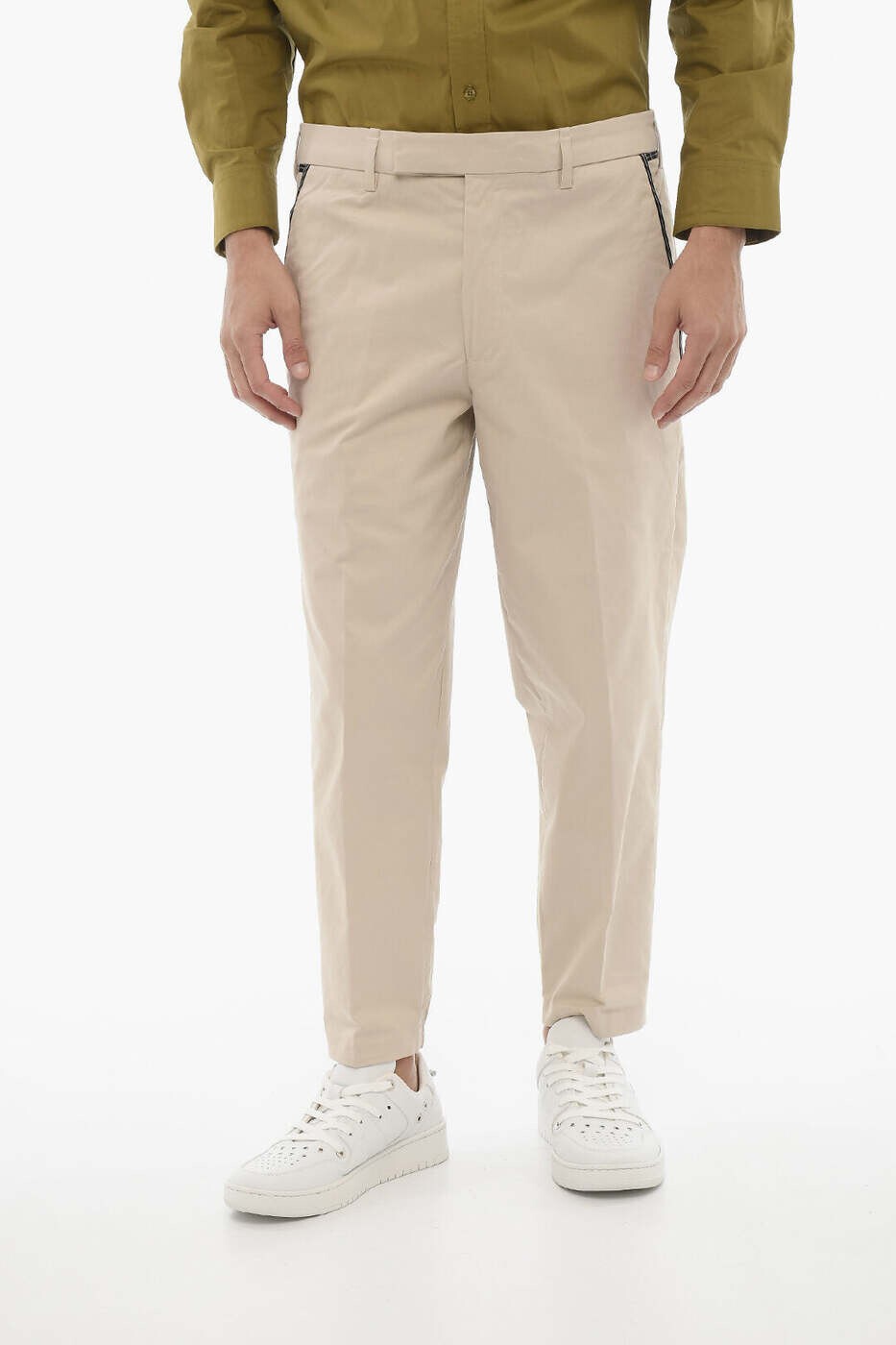 ニール バレット NEIL BARRETT ズボン パンツ メンズ ベージュ Trousers MY30158L-Y021 752N 関税 送料無料 dk|BRANDSHOP「il Tesoro」