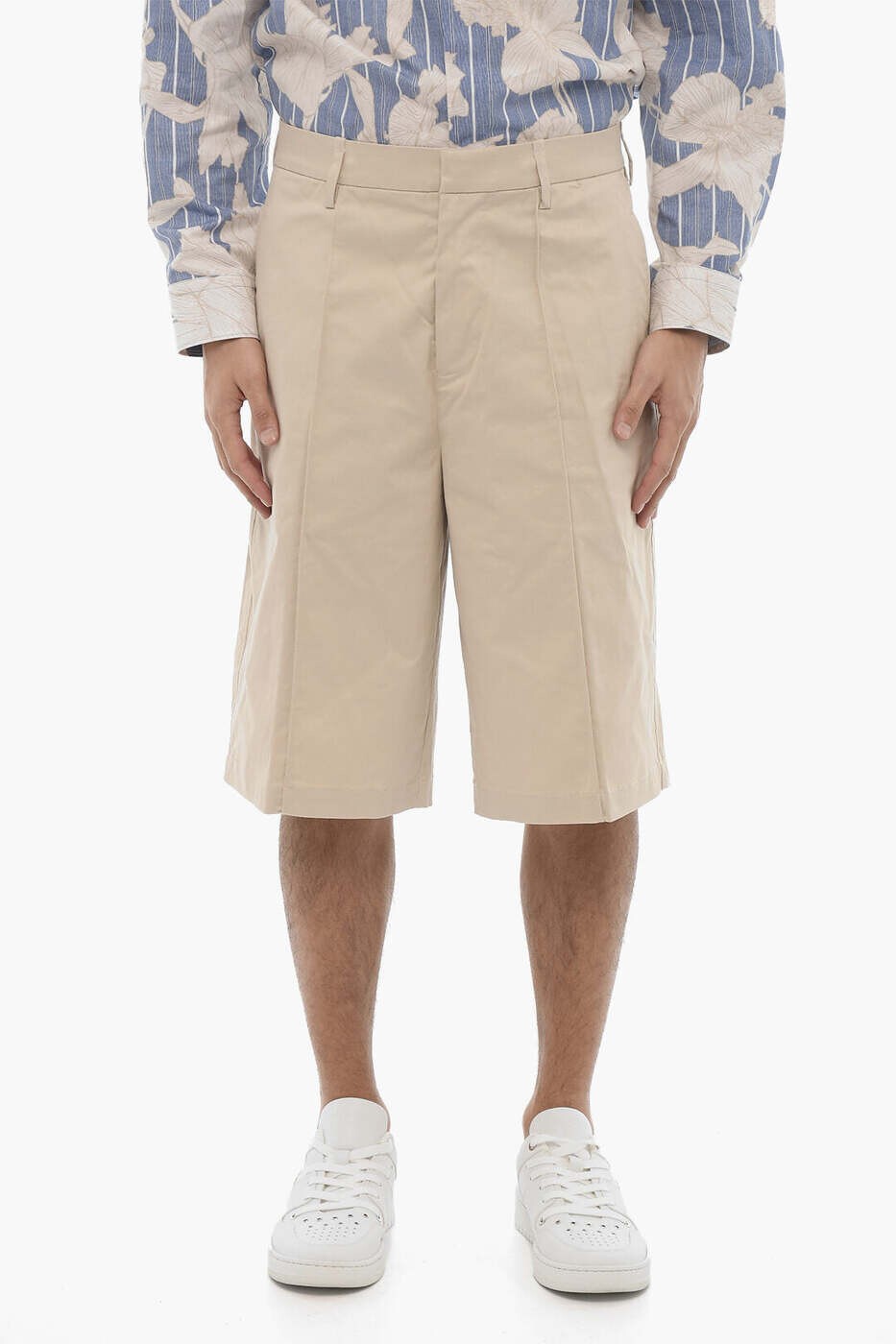 ニール バレット NEIL BARRETT ショーツ メンズ ベージュ Shorts MY30155A-Y021 277N 関税 送料無料 dk｜BRANDSHOP「il Tesoro」