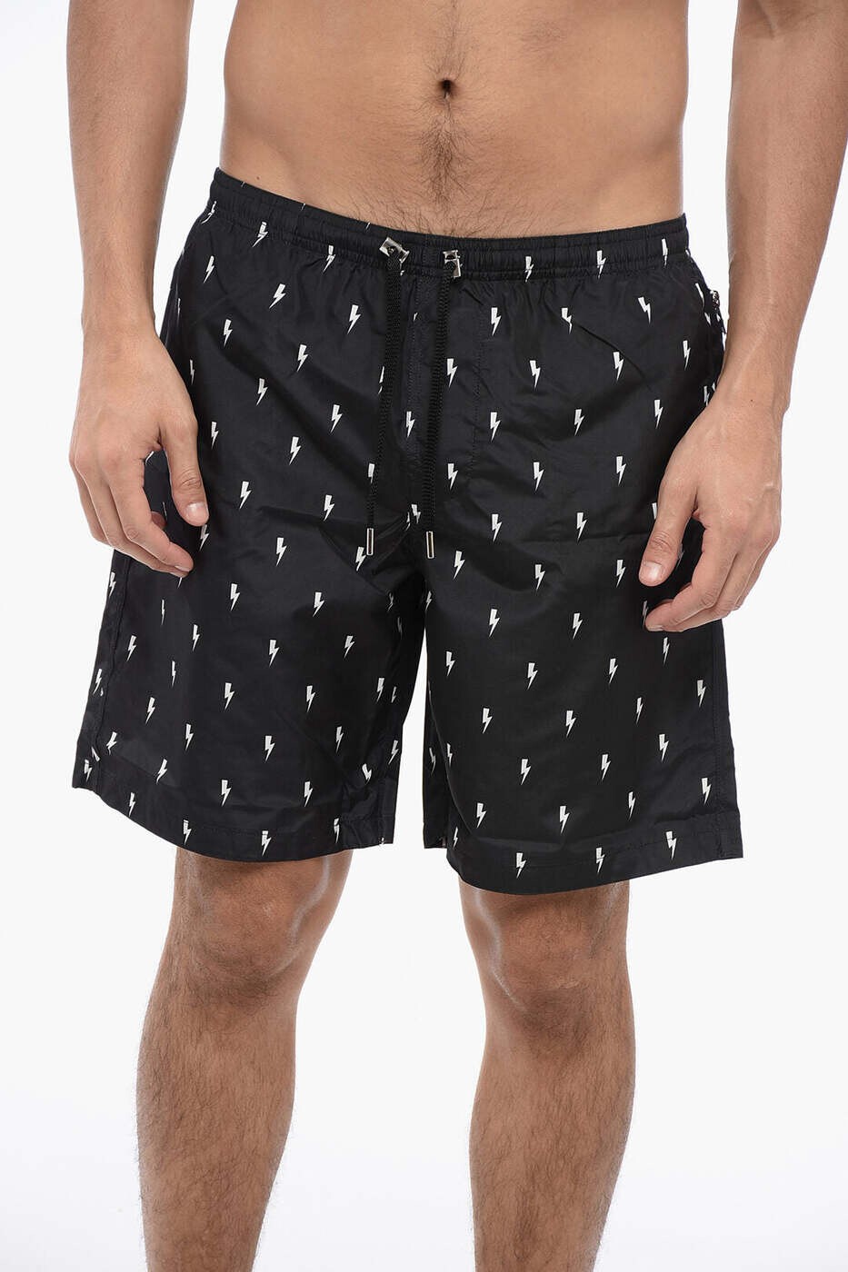 ニール バレット NEIL BARRETT 水泳着 スイムウェア メンズ 黒いこと Swimwear MY58026B-Y068 524N 関税 貨物輸送無料 dk