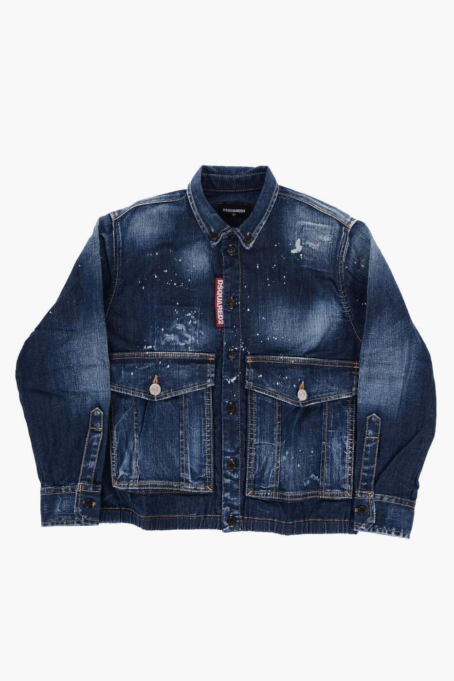 ディースクエアード DSQUARED2 レギュラーフィットジーンズ ジーンズ ボーイズ 青碧 Regular fit jeans DQ1901 D0A63 DQ01 関税 貨物輸送無料 dk