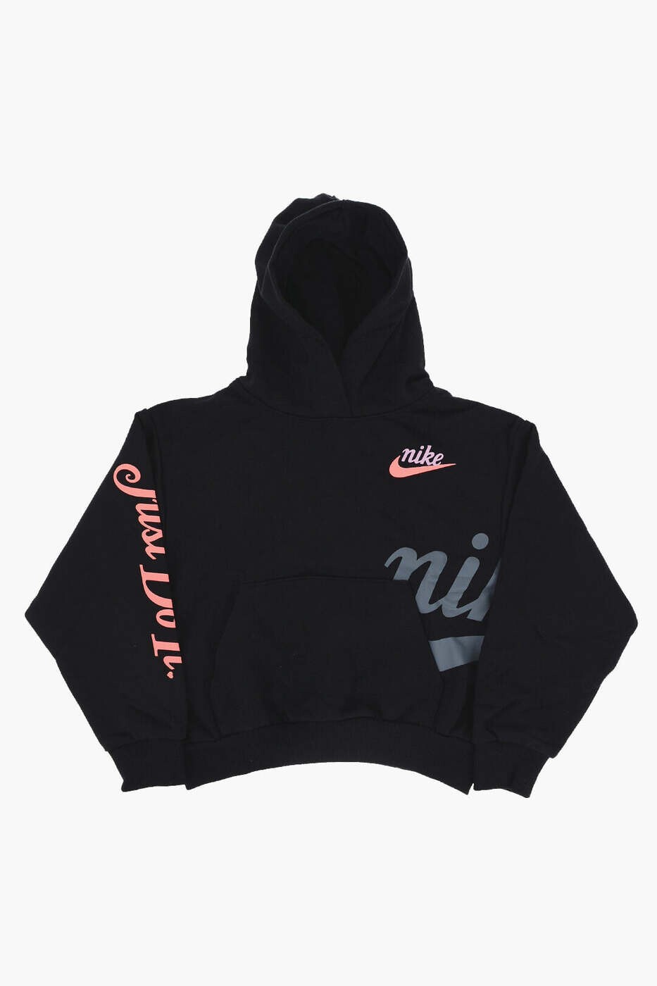 ナイキ NIKE KIDS クルーネックスウェットシャツ 調教師 ガールズ 黒いこと Crew neck sweatshirts 36M306-023 関税 貨物輸送無料 dk