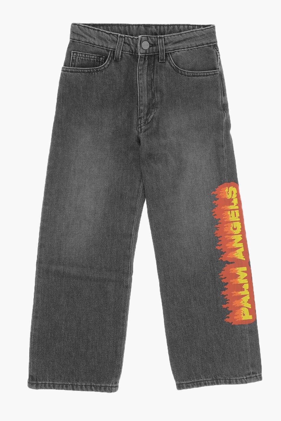 パーム・エンジェルス PALM ANGELS レギュラーフィットジーンズ ジーンズ ガールズ 薄墨色 Regular fit jeans PBYA002F23 DEN001 1025 関税 貨物輸送無料 dk