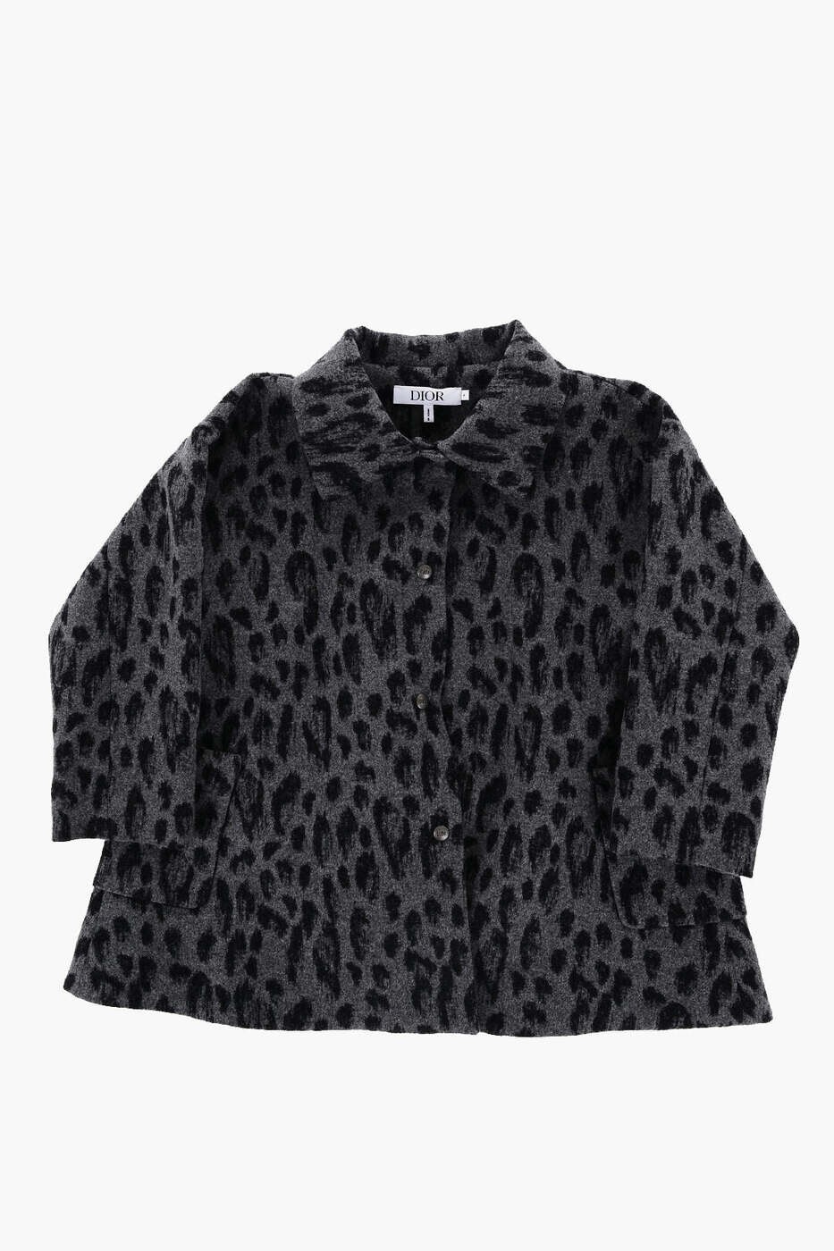 クリスチャンディオール DIOR トレンチコート 厚地の外套 ガールズ 薄墨色 Trench coats 3WBM11COAD 13E 関税 貨物輸送無料 dk