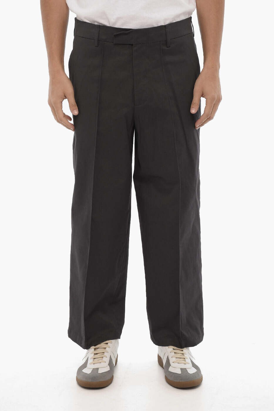 ニール バレット NEIL BARRETT ズボン パンツ メンズ グレー Trousers MY30154A-Y002 037N 関税 送料無料 dk｜BRANDSHOP「il Tesoro」
