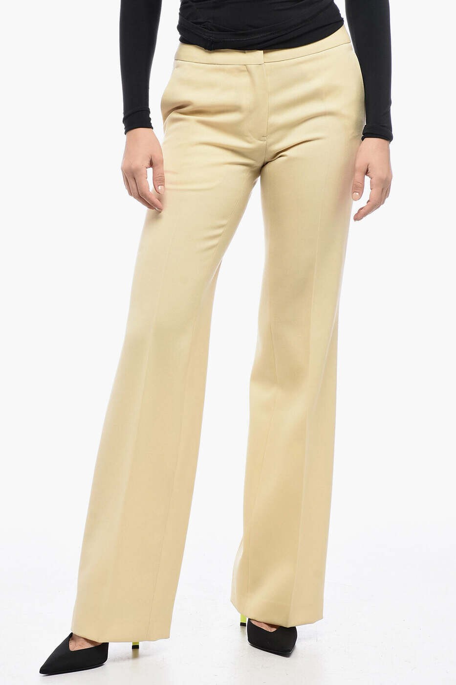 ジルサンダー JIL SANDER ズボン パンツ レディース イエロー Trousers J02KA0142 J40021 740 関税 送料無料 dk|BRANDSHOP「il Tesoro」