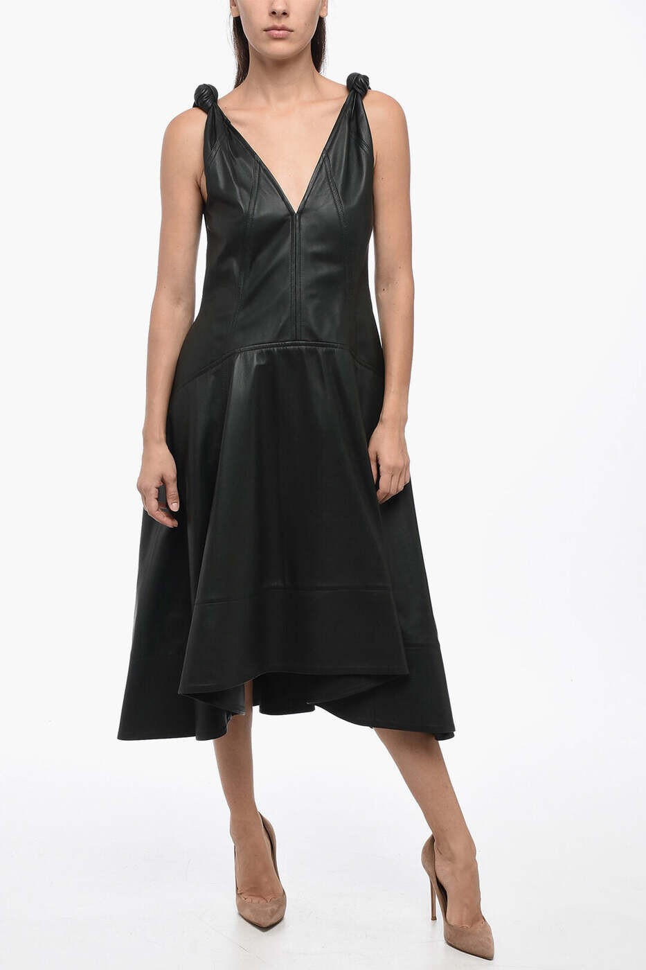 ボッテガ ヴェネタ BOTTEGA VENETA 衣裳 御召しもの レディース 緑であること Dresses 712387V2E503350 関税 貨物輸送無料 dk