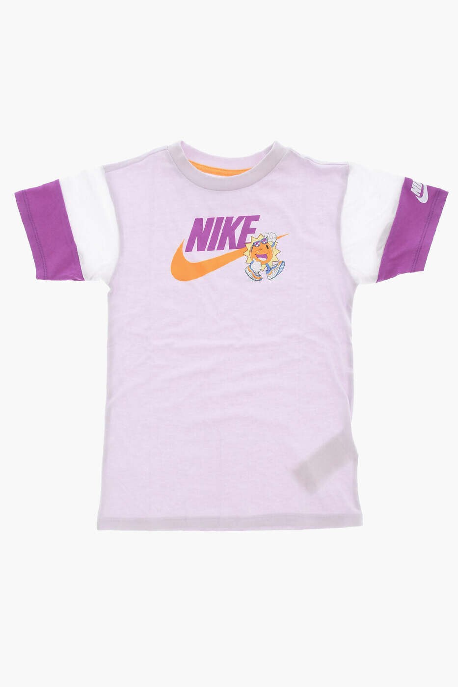 ナイキ NIKE KIDS ロング捩りプルオーバー プルオーバー ガールズ パープル Long sleeve t-shirts 36L986-PAL 関税 貨物輸送無料 dk