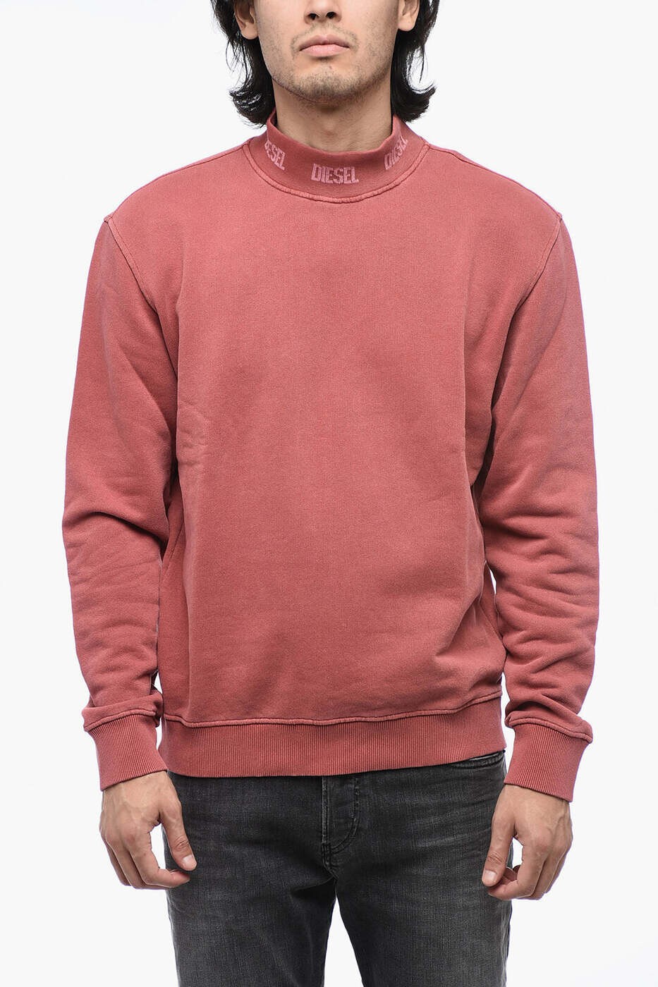 ディーゼル DIESEL スウェットシャツ トレーナー メンズ レッド Sweatshirts A06202 0TDAJ 44T 関税 送料無料 dk｜BRANDSHOP「il Tesoro」
