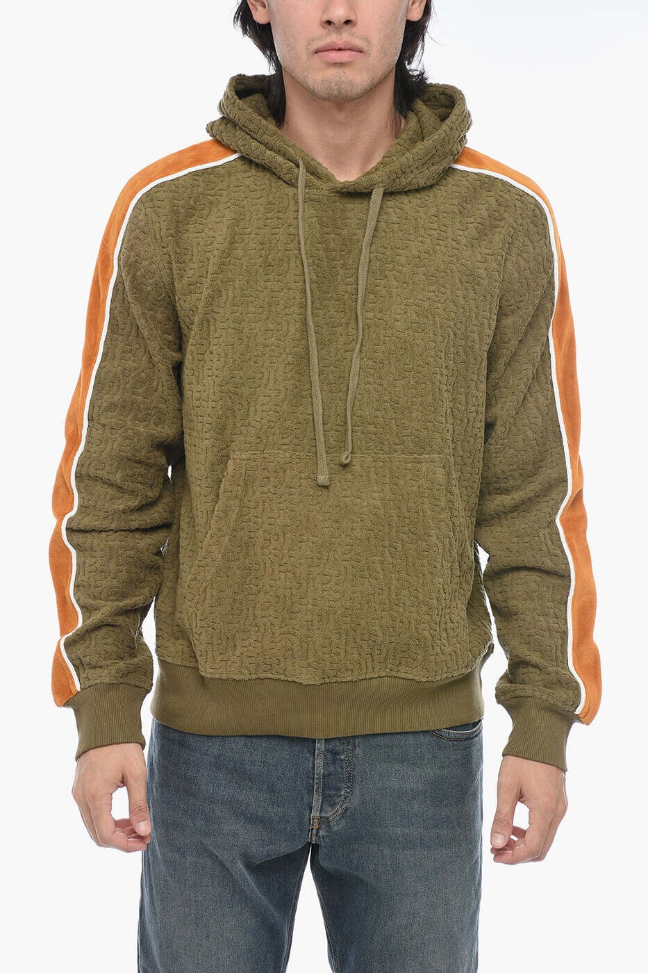ディーゼル DIESEL トレーナー 調教師 メンズ 緑であること Sweatshirts A08700 0EJAF 5FPA 関税 貨物輸送無料 dk