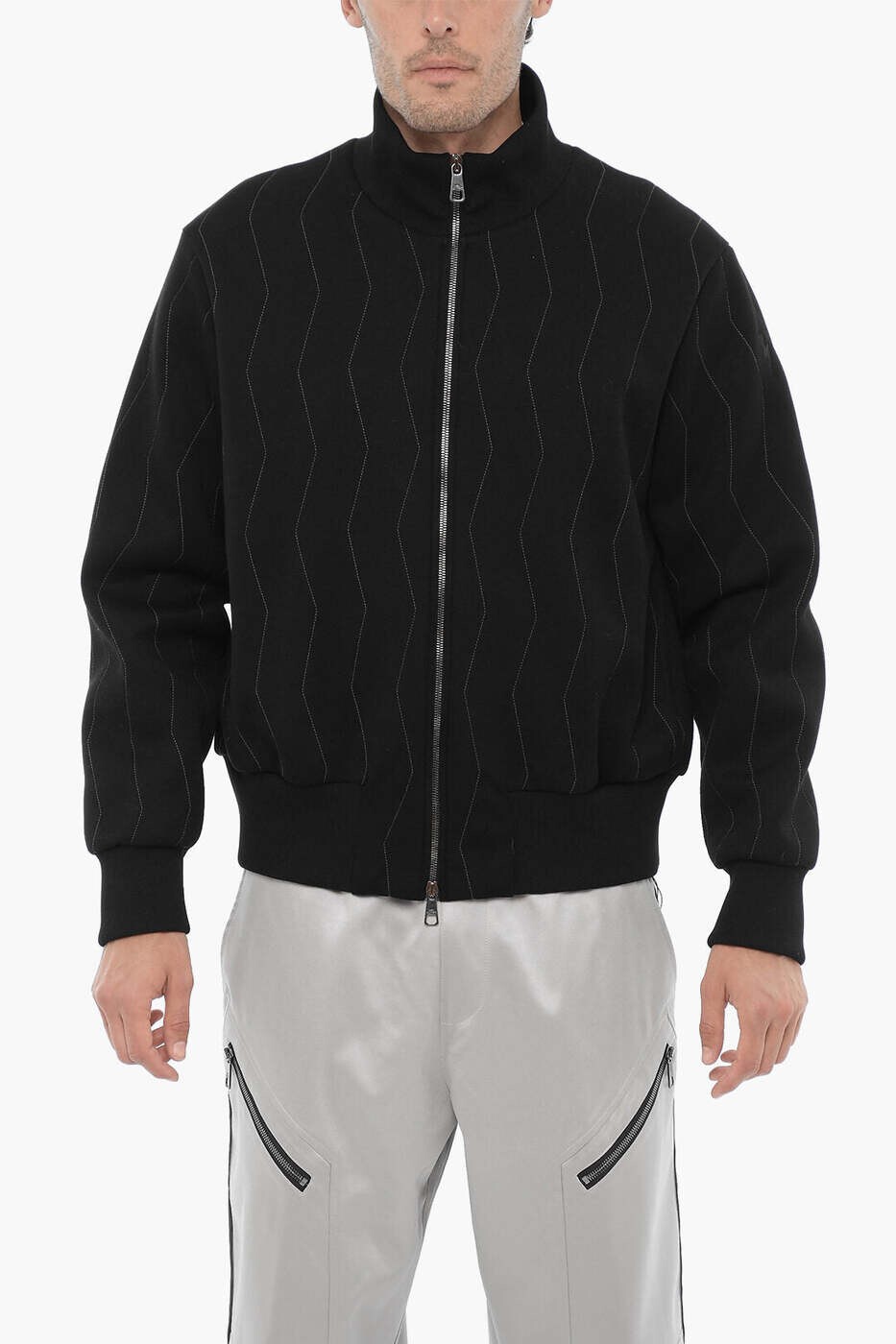 ニール バレット NEIL BARRETT スウェットシャツ トレーナー メンズ ブラック Sweatshirts NBV7JS217A V513C 057 関税 送料無料 dk｜BRANDSHOP「il Tesoro」