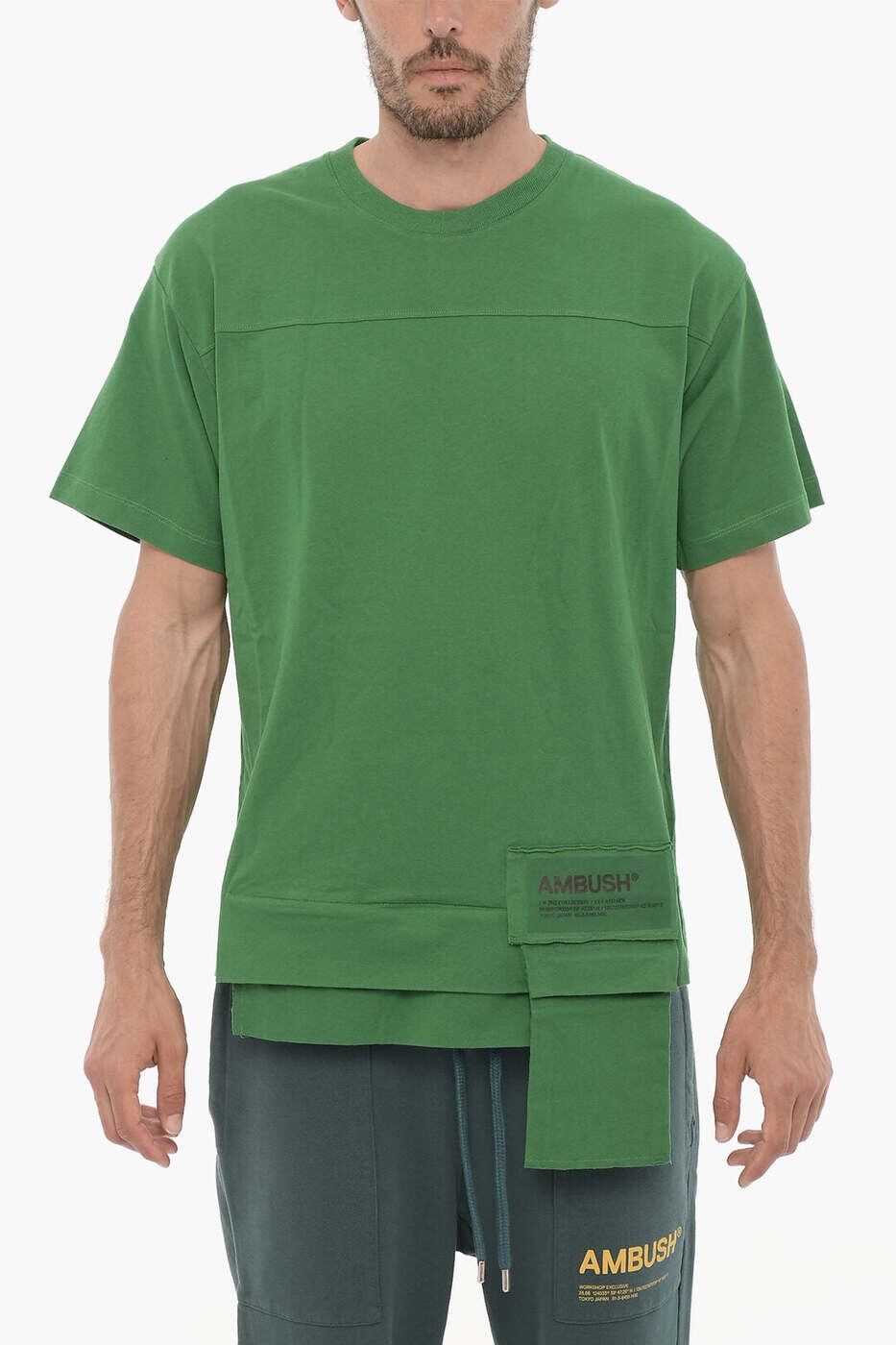 アンブッシュ AMBUSH Tシャツ メンズ グリーン T-shirts BMAA004F22JER0015552 関税 送料無料 dk|BRANDSHOP「il Tesoro」