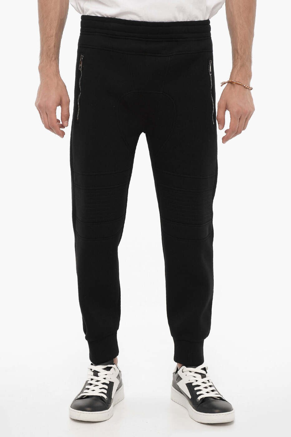 ニール バレット NEIL BARRETT ズボン パンツ メンズ ブラック Trousers NBV7JP002A V509C 001 関税 送料無料 dk｜BRANDSHOP「il Tesoro」