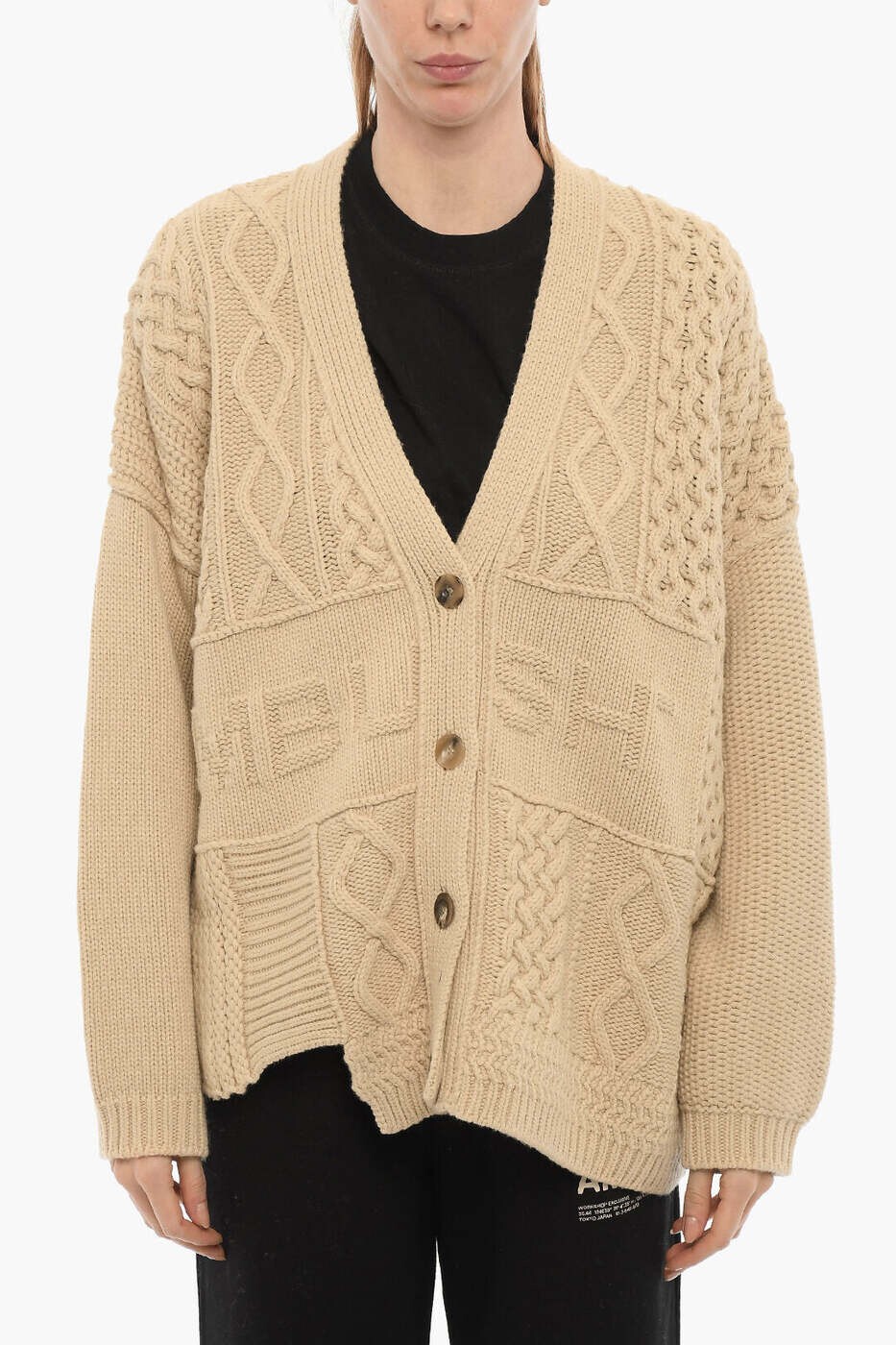アンブッシュ AMBUSH スウェーター 編み物御召しもの レディース ベージュ Knitwear BWHB008F21KNI0011919 関税 貨物輸送無料 dk
