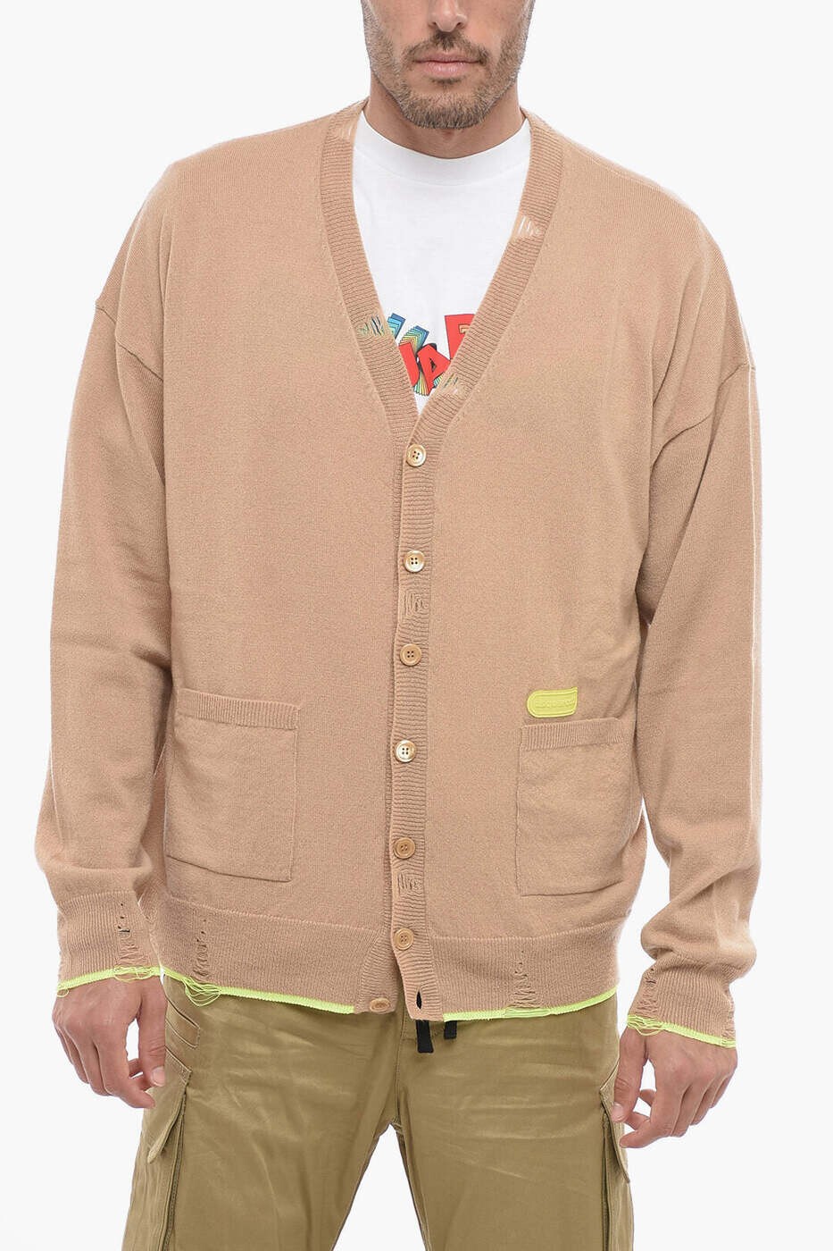 ディースクエアード DSQUARED2 セーター ニットウェア メンズ ベージュ Knitwear S74HA1373 S18326 961 関税 送料無料 dk