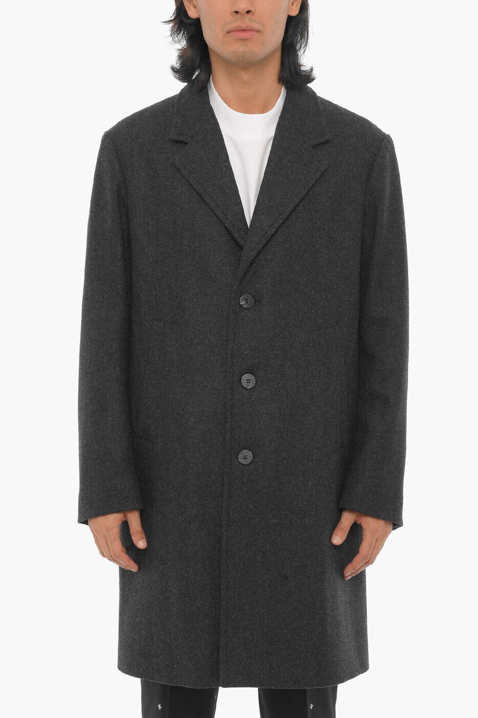 ニール バレット NEIL BARRETT トレンチ コート メンズ グレー Coats and Trench NBV1CA038V V008 010 関税 送料無料 dk|BRANDSHOP「il Tesoro」