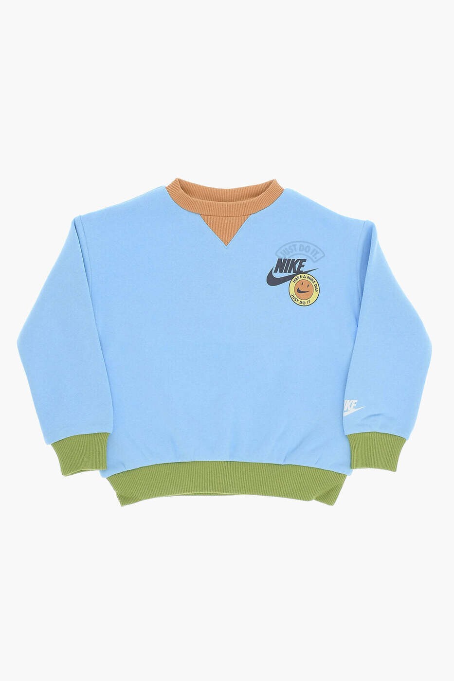 ナイキ NIKE KIDS クルーネックスウェットシャツ 調教師 ボーイズ 青み Crew neck sweatshirts 86L690-BJB 関税 貨物輸送無料 dk
