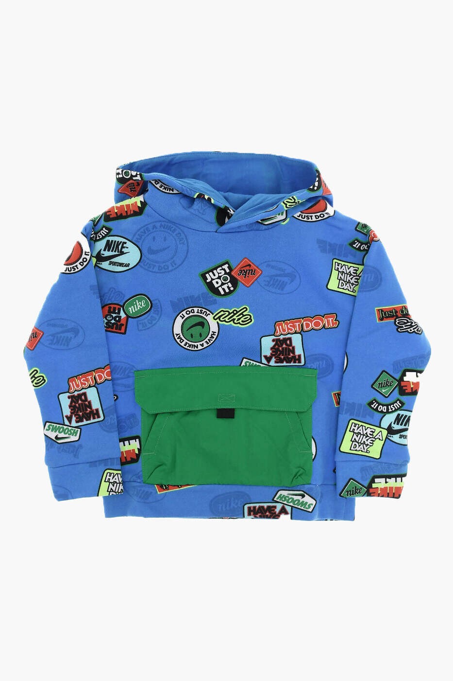 ナイキ NIKE KIDS クルーネックスウェットシャツ 調教師 ボーイズ 青碧 Crew neck sweatshirts 86L689-B68 関税 貨物輸送無料 dk