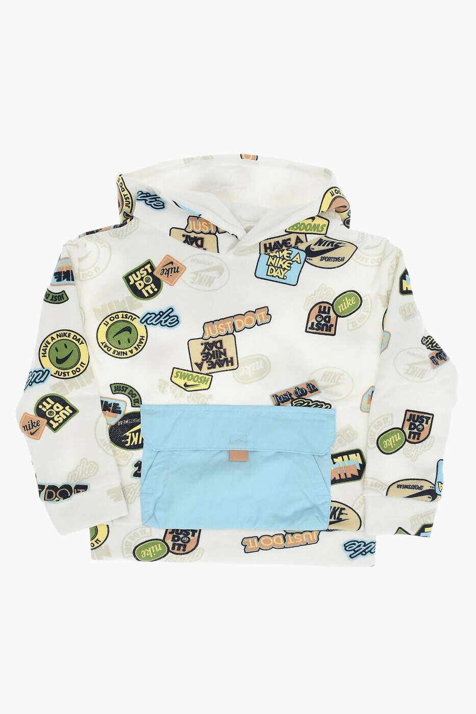 ナイキ NIKE KIDS クルーネックスウェットシャツ 調教師 ボーイズ 白いこと Crew neck sweatshirts 86L689-782 関税 貨物輸送無料 dk