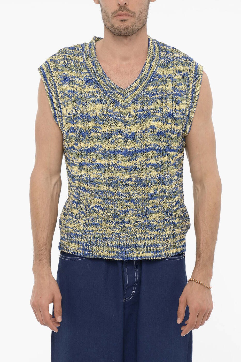 アンダースンベル ANDERSSON BELL セーター ニットウェア メンズ ブルー Knitwear ATB867MCO BLUE 関税 送料無料 dk