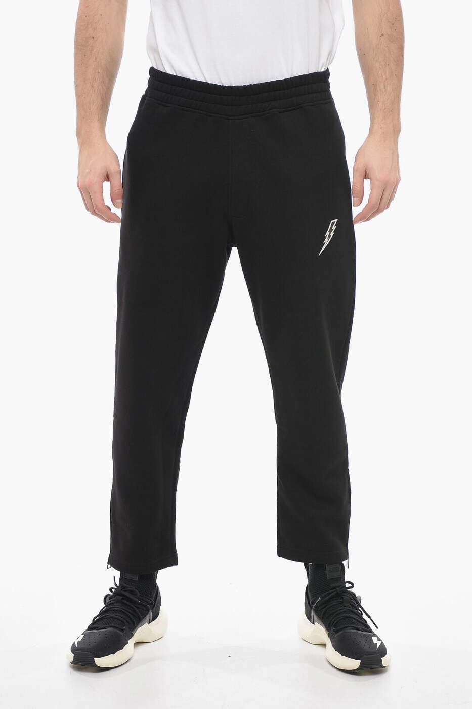 ニール バレット NEIL BARRETT ズボン パンツ メンズ ブラック Trousers PBJP061 U510 01 関税 送料無料 dk|BRANDSHOP「il Tesoro」