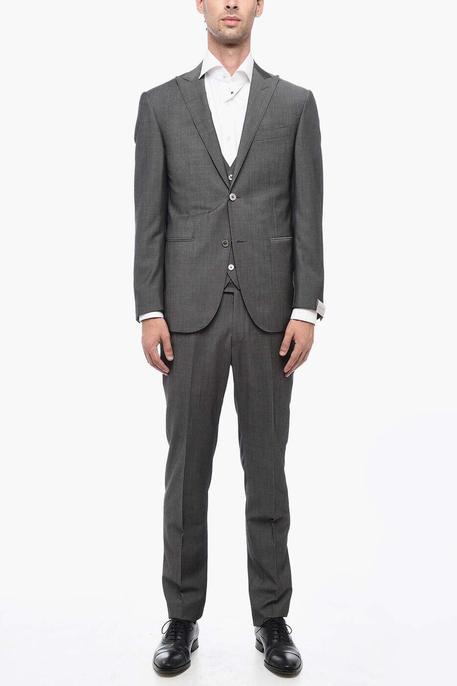 コルネリアーニ CORNELIANI フォーマル 背広 メンズ 薄墨色 Formal Outfits 858068 0288150 023 関税 貨物輸送無料 dk