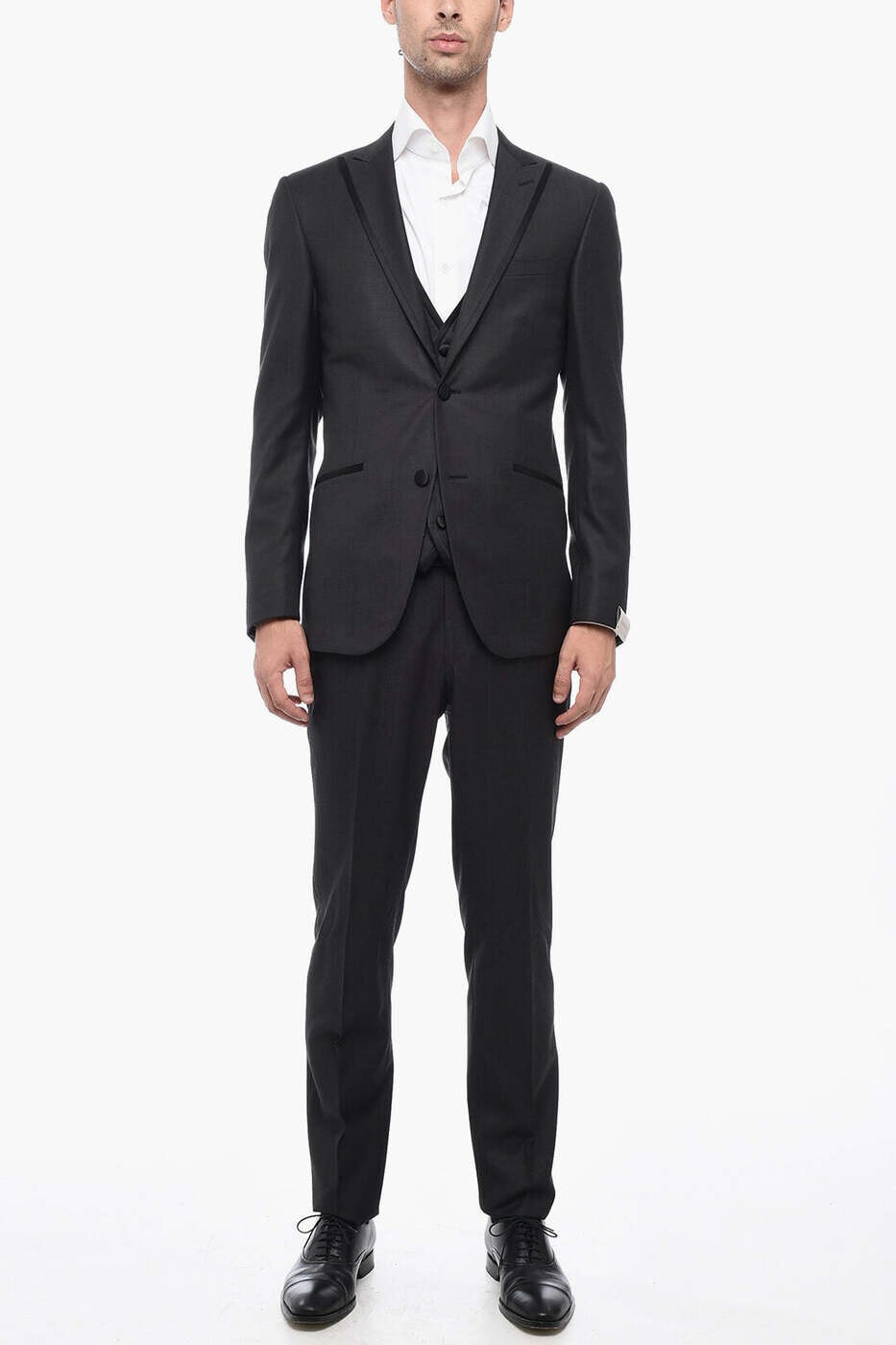 コルネリアーニ CORNELIANI フォーマル 背広 メンズ 薄墨色 Formal Outfits 858083 0287106 014 関税 貨物輸送無料 dk