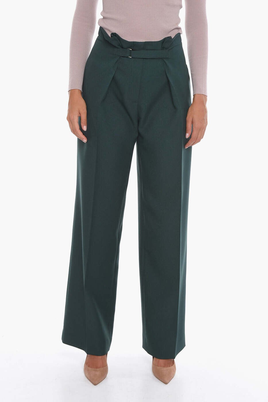 スーパーブロンド SUPER BLOND ズボン パンツ レディース グリーン Trousers TROUSERAVERDE 関税 送料無料 dk｜BRANDSHOP「il Tesoro」