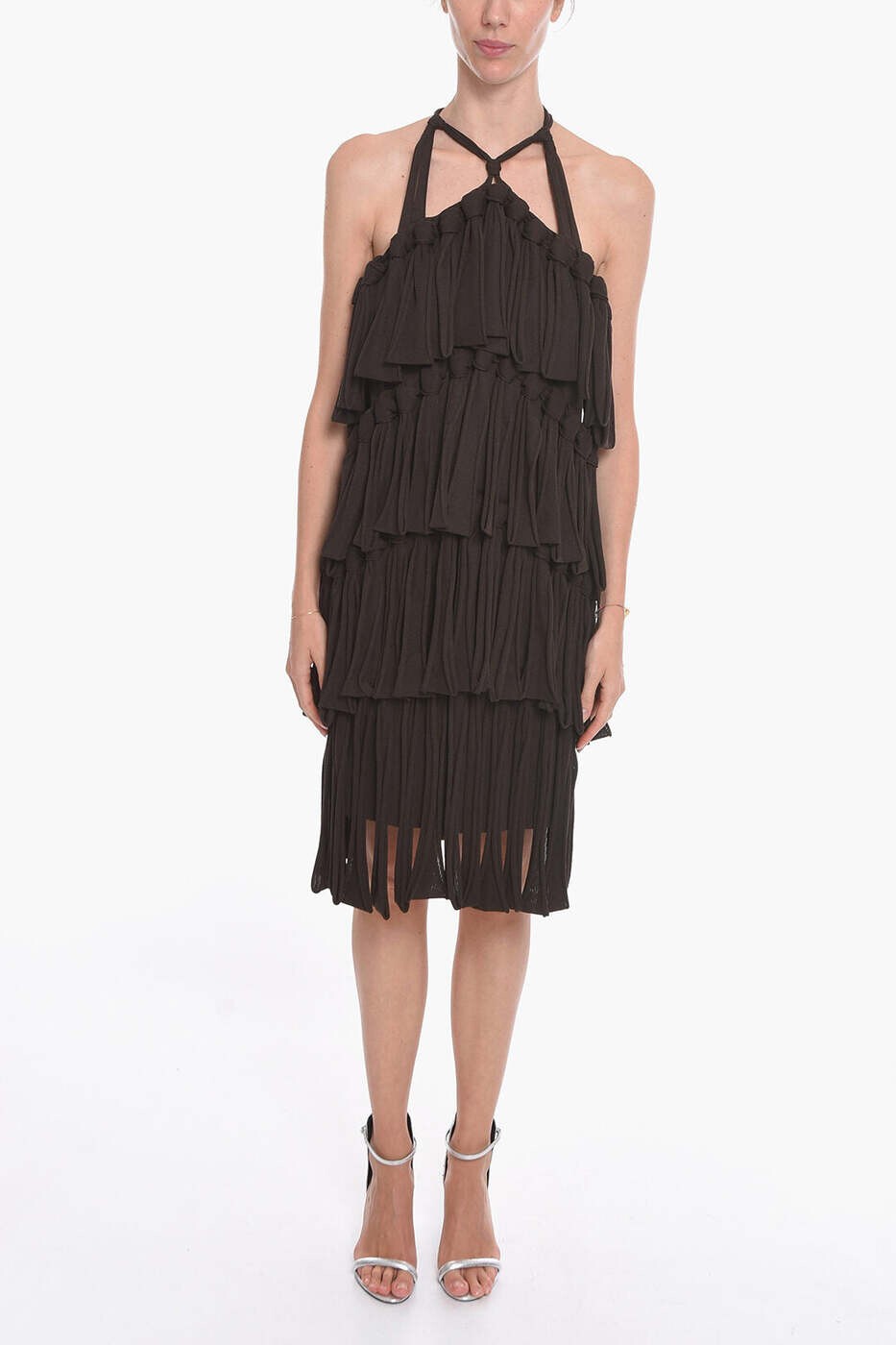 ボッテガ ヴェネタ BOTTEGA VENETA 衣裳 御召しもの レディース 赤銅色 Dresses 650123V0FW02081 関税 貨物輸送無料 dk