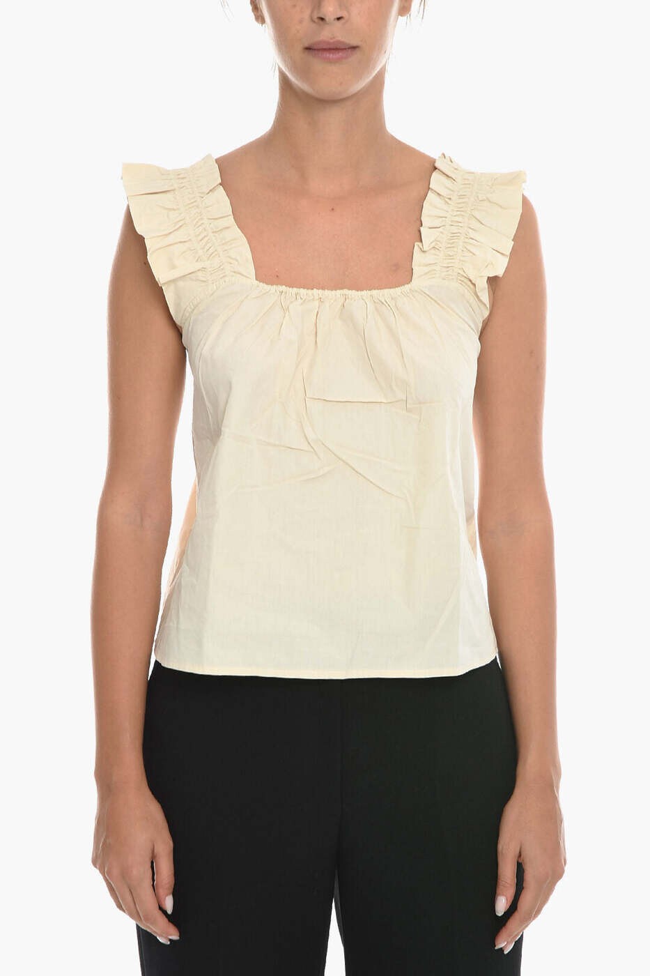 サムソ サムソ SAMSOE\u0026SAMSOE プルオーバー トップス レディース ベージュ T-shirts and tops F00001123 0 ANGORA 関税 貨物輸送無料 dk