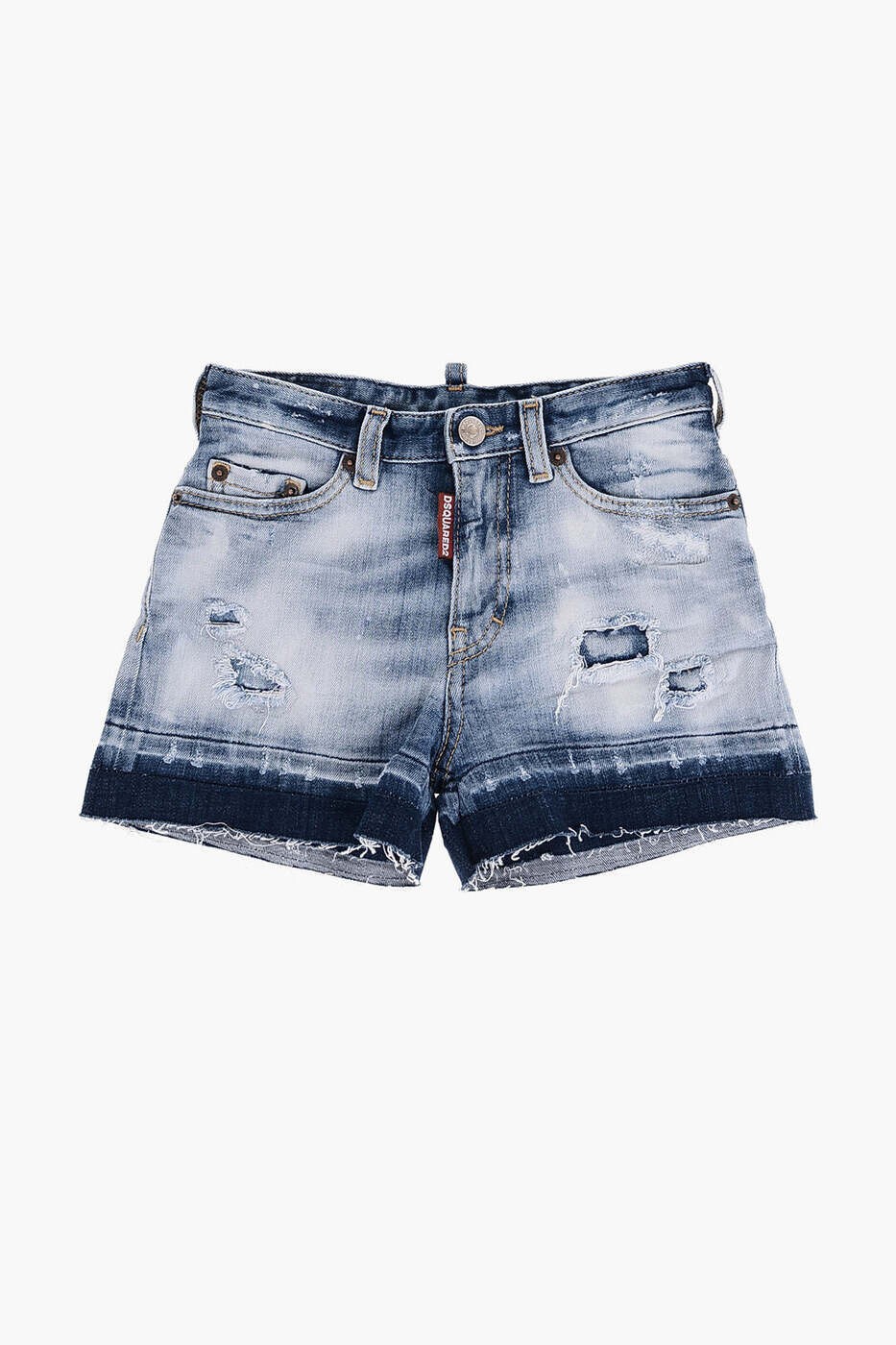 ディースクエアード DSQUARED2 レギュラーフィットジーンズ ジーンズ ガールズ 青色 Regular fit jeans DQ0787 D009S DQ01 関税 貨物輸送無料 dk