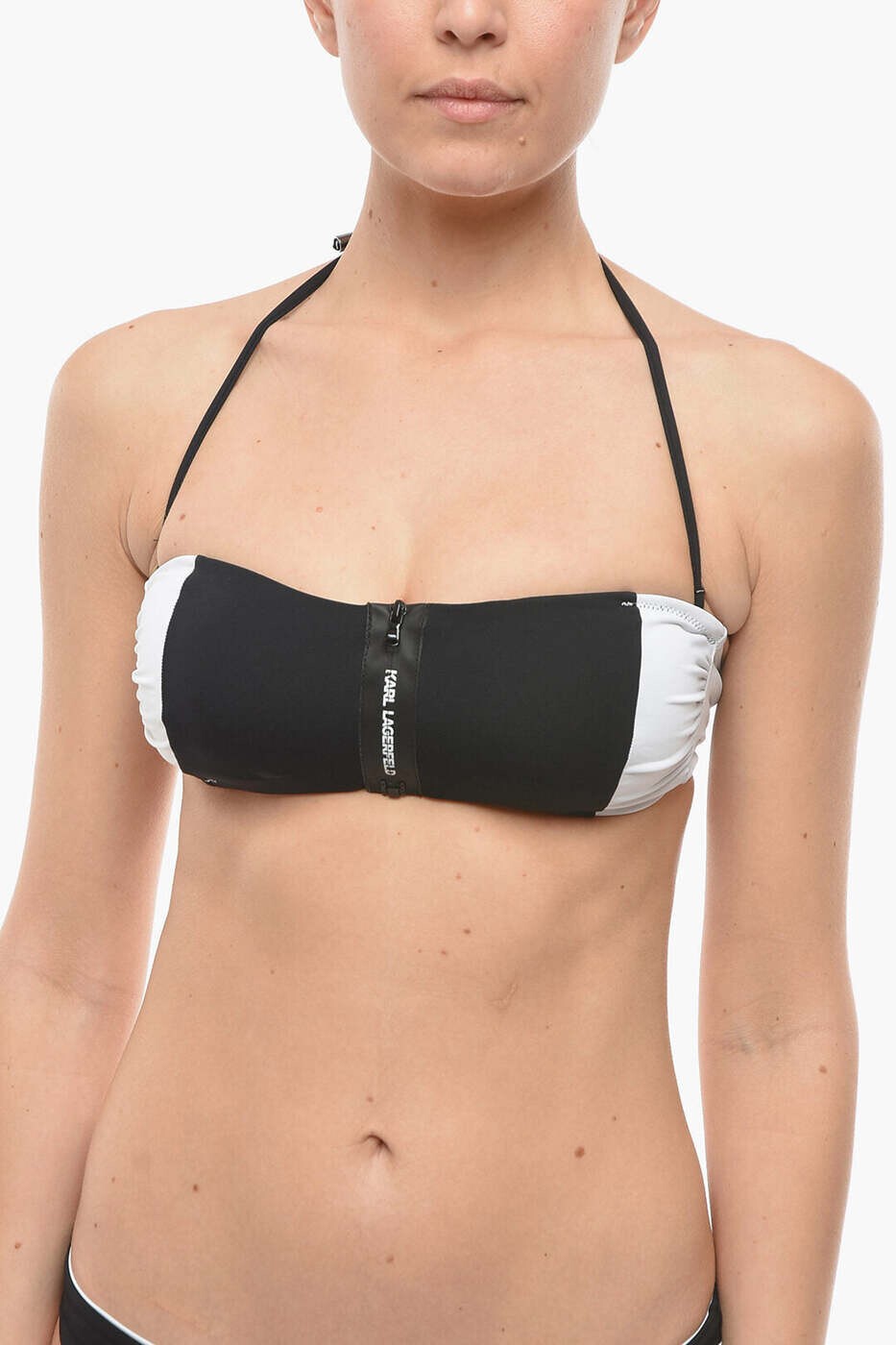 カール ラガーフェルド KARL LAGERFELD 水着 スイムウェア レディース ブラック Swimwear KL22WTP08 BLACK 関税 送料無料 dk｜BRANDSHOP「il Tesoro」