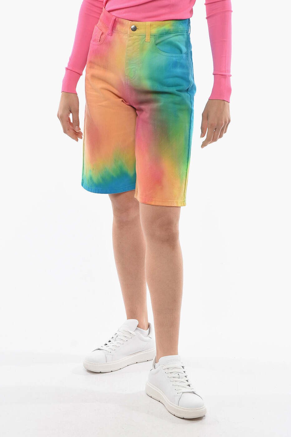 IRENEISGOOD デニムショーツ ショーツ レディース マルチカラー Denim shorts IGPC001C15 関税 送料無料 dk｜BRANDSHOP「il Tesoro」