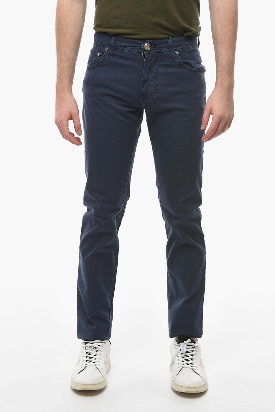 コルネリアーニ CORNELIANI ズボン パンツ メンズ ブルー Trousers 794JD2 7120149 001 関税 送料無料 dk｜BRANDSHOP「il Tesoro」 34,645円