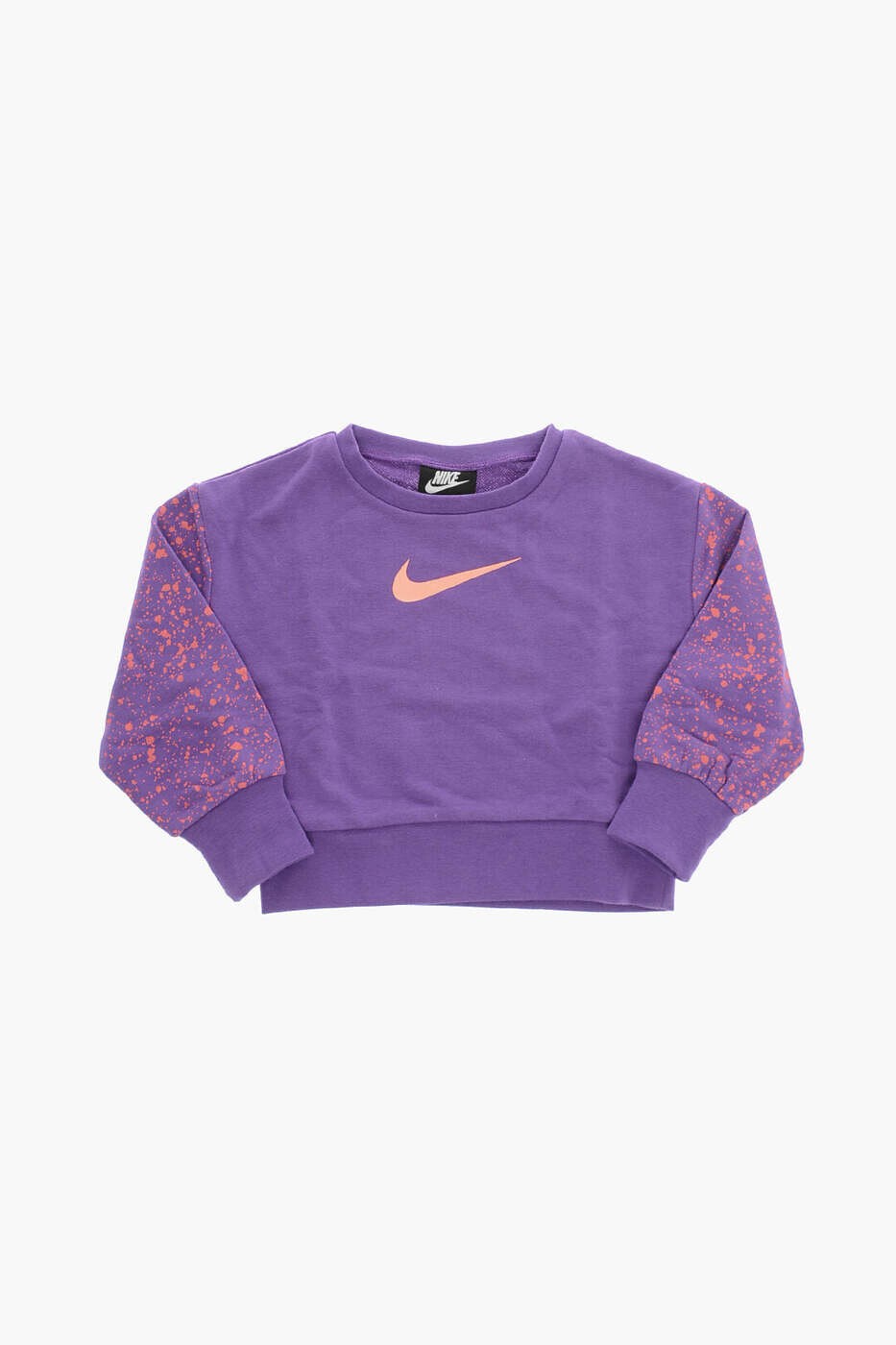 ナイキ NIKE KIDS クルーネックスウェットシャツ 調教師 ガールズ パープル Crew neck sweatshirts 36J290-P0S 関税 貨物輸送無料 dk