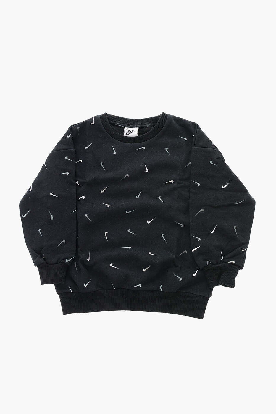 ナイキ NIKE KIDS クルーネックスウェットシャツ 調教師 ガールズ 黒いこと Crew neck sweatshirts 36K599-023 関税 貨物輸送無料 dk