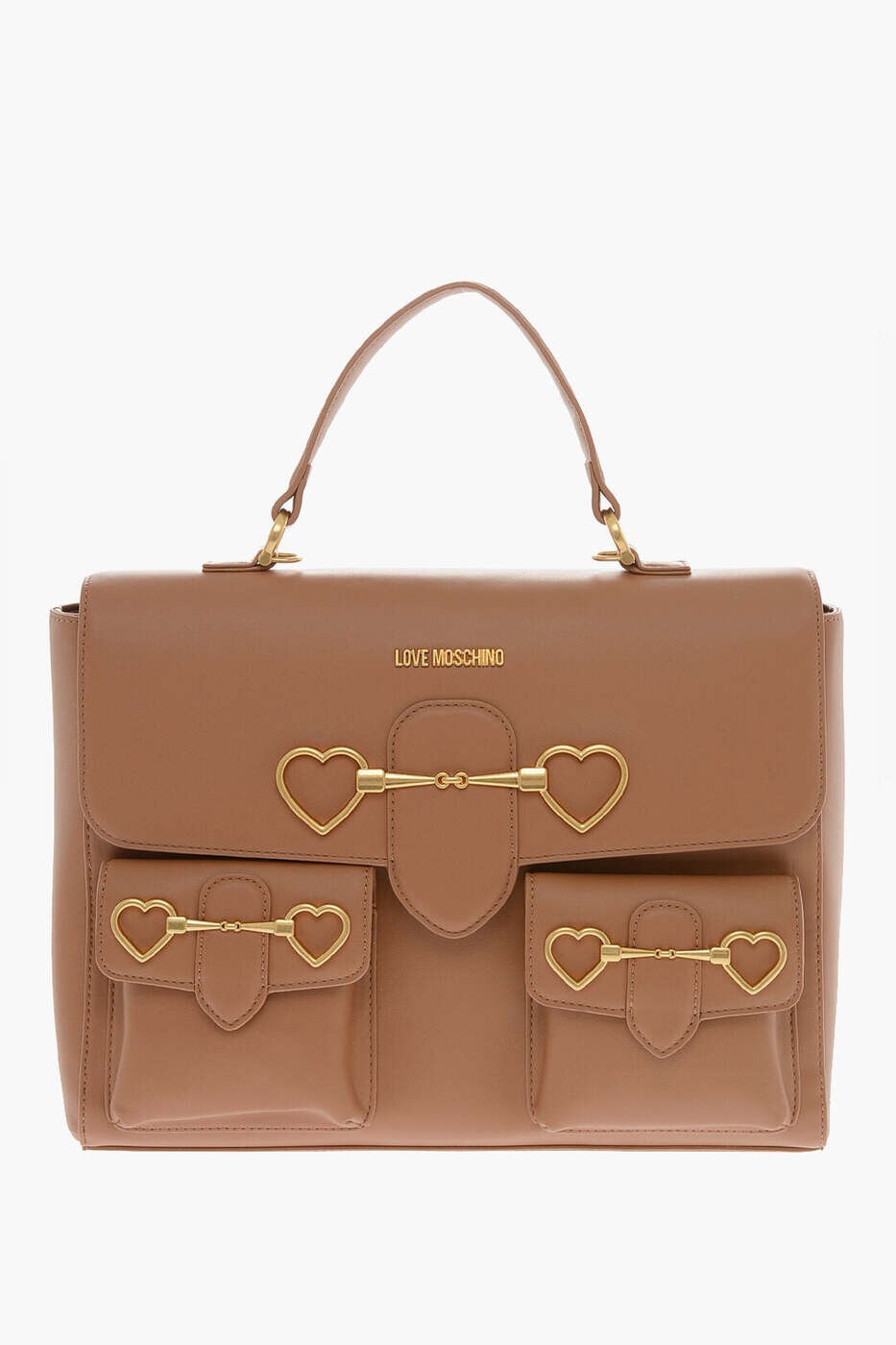 モスキーノ MOSCHINO トートバッグ レディース ブラウン Tote bags JC4076PP1FLC0201 関税 送料無料 dk｜BRANDSHOP「il Tesoro」