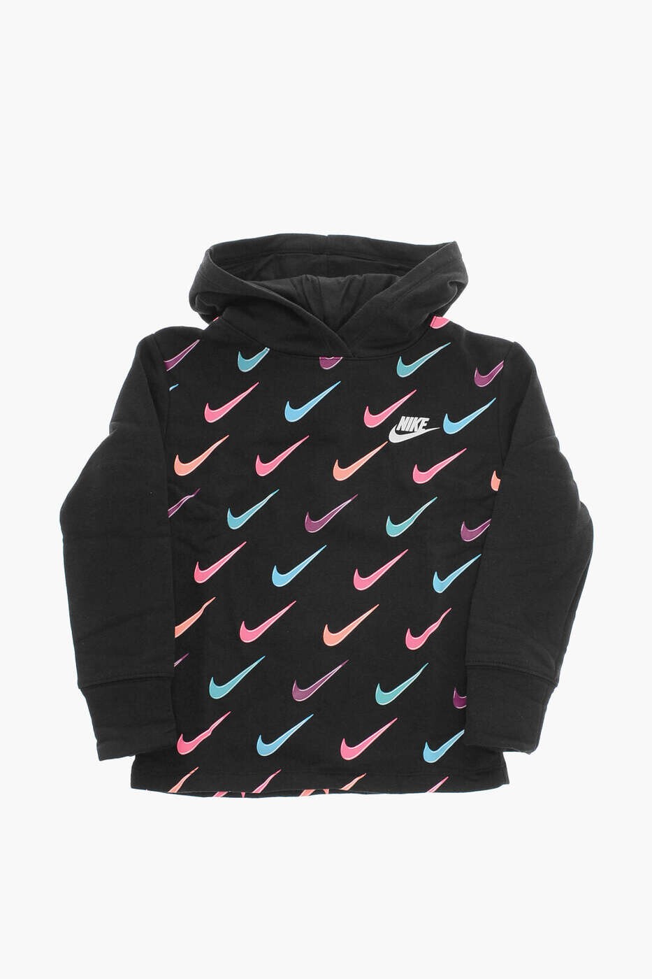 ナイキ NIKE KIDS クルーネックスウェットシャツ 調教師 ガールズ 黒いこと Crew neck sweatshirts 36I329-023 関税 貨物輸送無料 dk