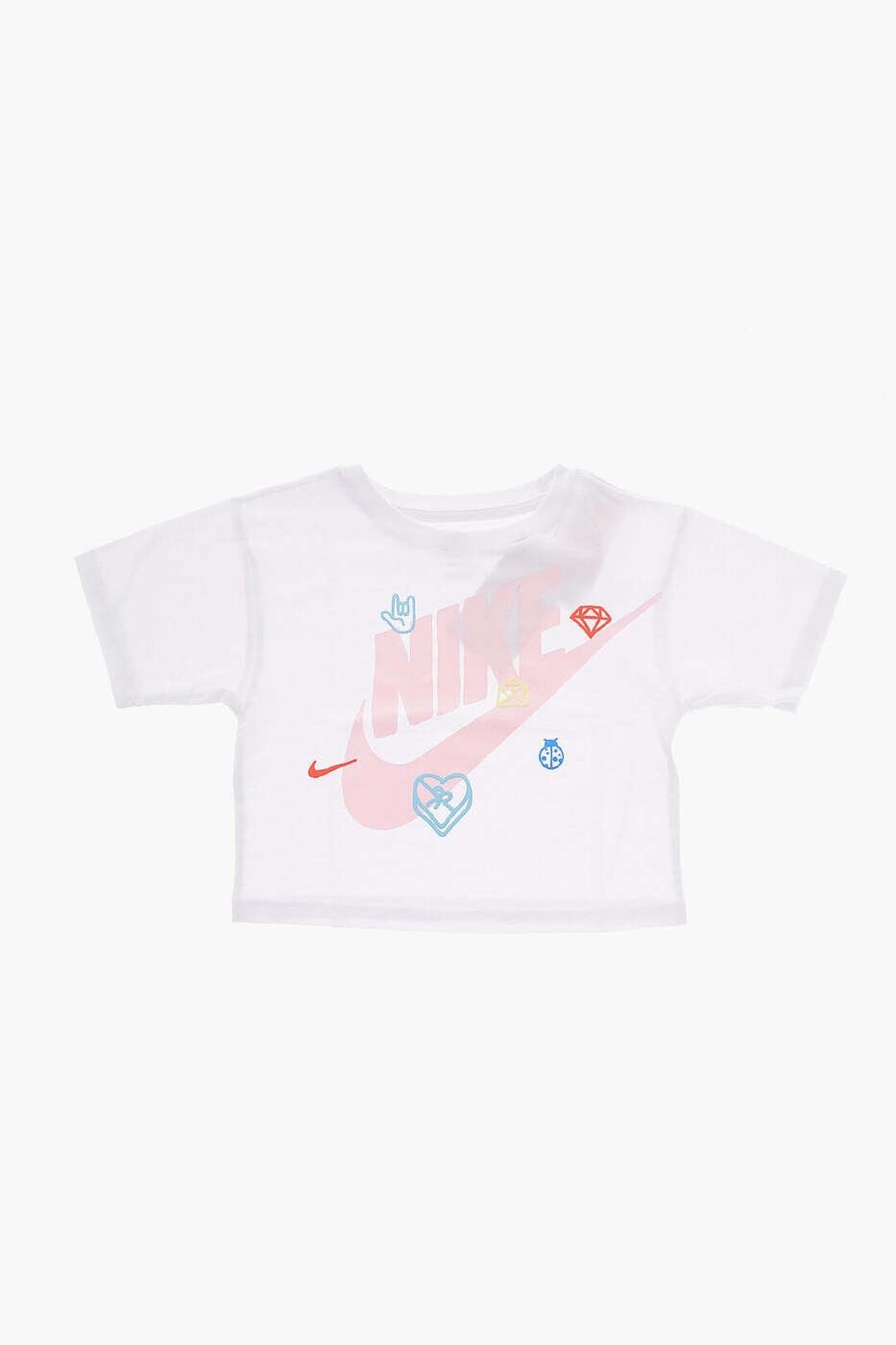 ナイキ NIKE KIDS ロング捩りプルオーバー プルオーバー ガールズ 白いこと Long sleeve t-shirts 36K604-001 関税 貨物輸送無料 dk