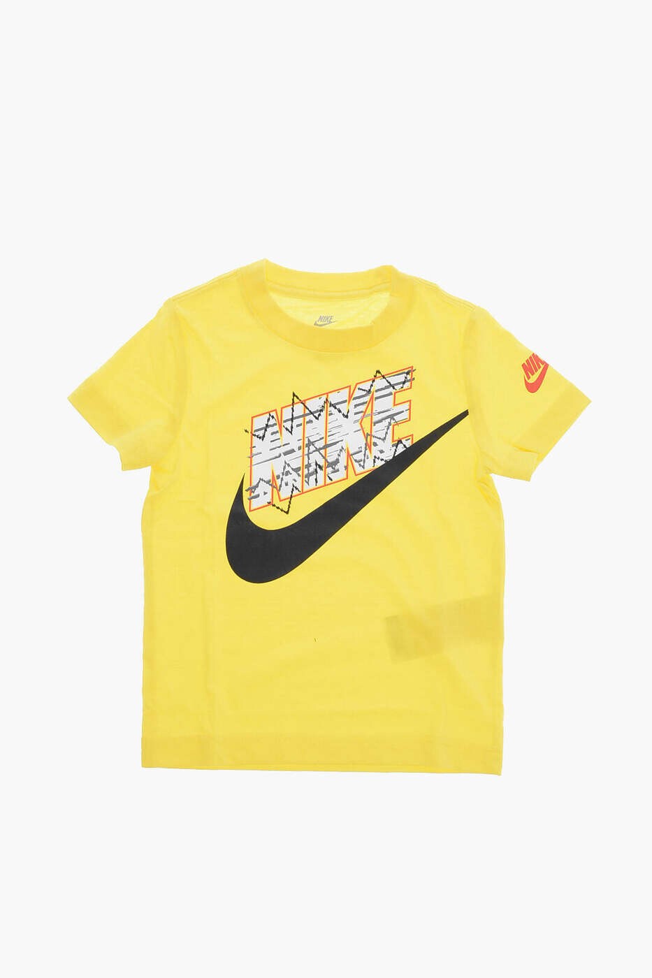 ナイキ NIKE KIDS ロング捩りプルオーバー プルオーバー ボーイズ 黄色 Long sleeve t-shirts 86K608-Y2N 関税 貨物輸送無料 dk