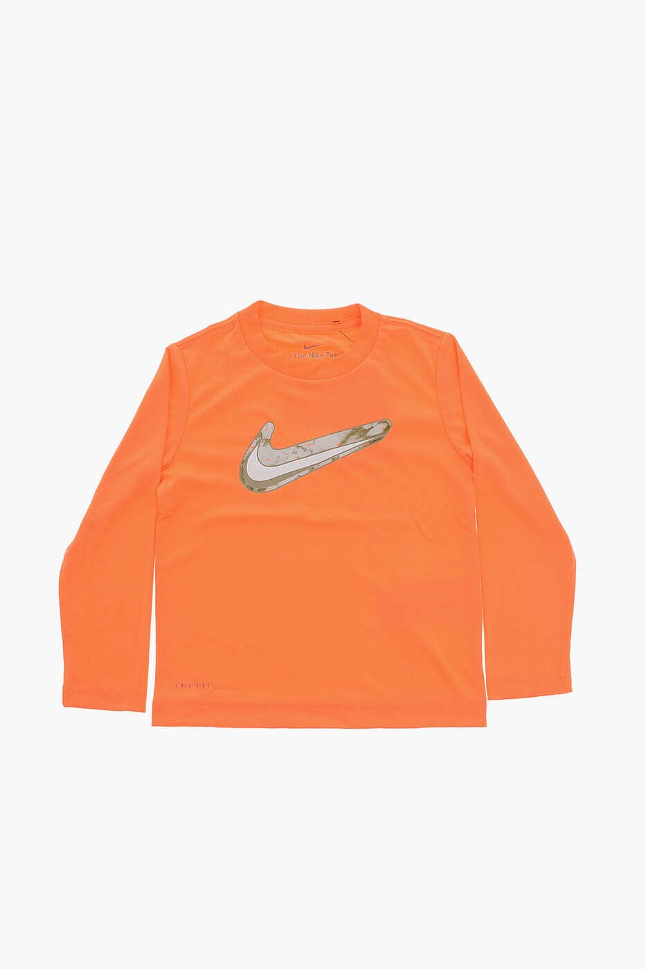 ナイキ NIKE KIDS ロング衣袂ティーシャツ ティーシャツ ボーイズ オレンジ色 Long sleeve t-shirts 86K296-N1Z 関税 貨物輸送無料 dk