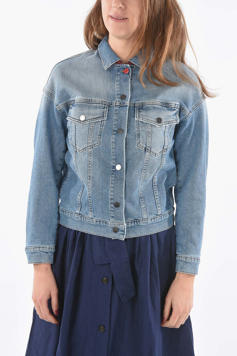 絨毛一財産 WOOLRICH 背広上衣 背広 上衣 レディース 青色 Suit Jackets COWWTSC0041AD05 30039 関税 貨物輸送無料 dk コート・ジャケット-レディースファッション