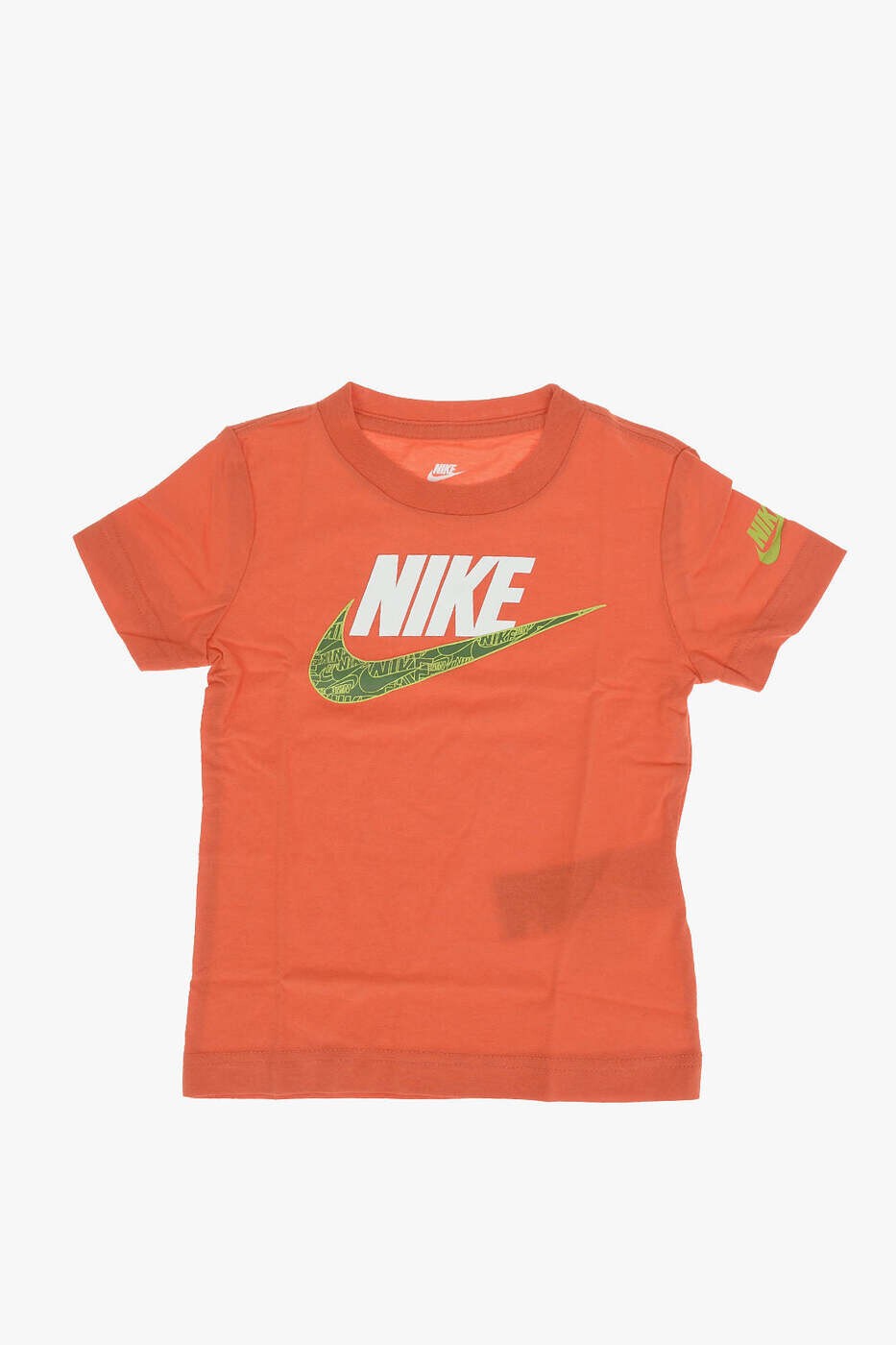ナイキ NIKE KIDS ロング捩りプルオーバー プルオーバー ボーイズ オレンジ色 Long sleeve t-shirts 86J673-N3H 関税 貨物輸送無料 dk