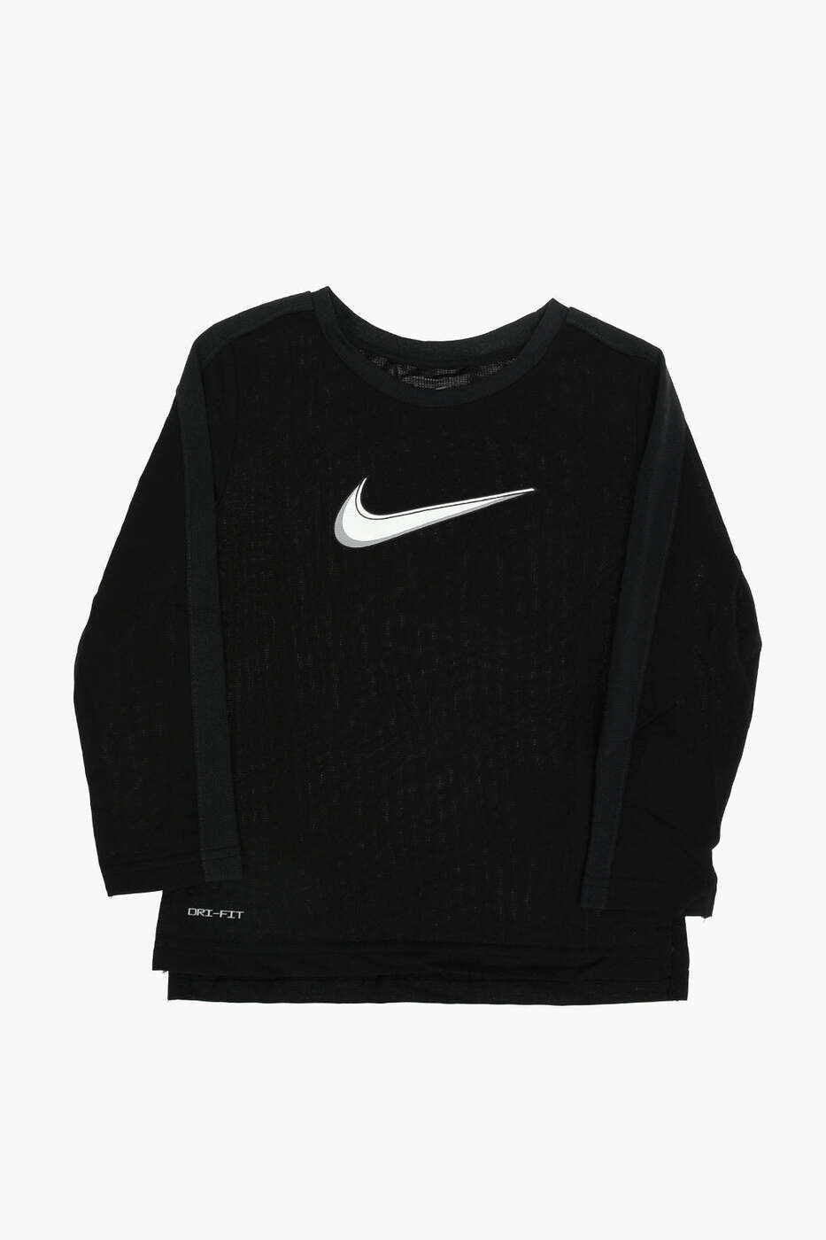 ナイキ NIKE KIDS ロング衣袂ティーシャツ ティーシャツ ボーイズ 黒いこと Long sleeve t-shirts 86J784-023 関税 貨物輸送無料 dk