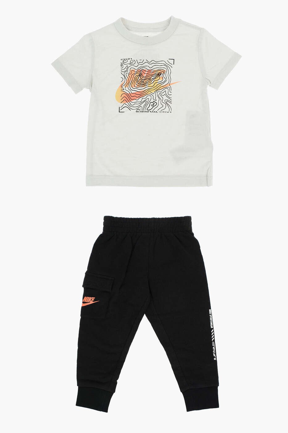 ナイキ NIKE KIDS セットアップ オールインワン ボーイズ ベージュ Jumpsuits 86J507-023 関税 貨物輸送無料 dk